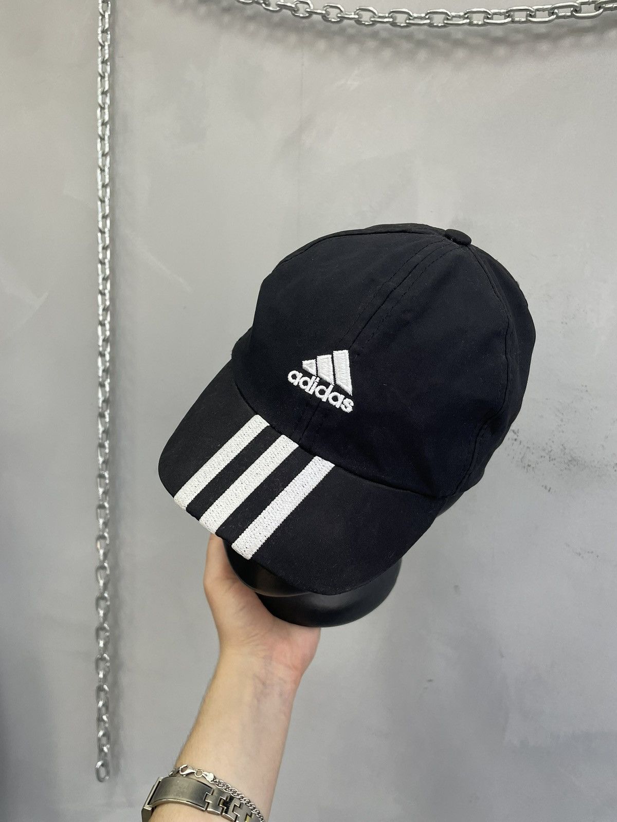 Adidas Adidas Y-3 style Three Stripes Classic Logo cap hat Size ONE SIZE - 7 Thumbnail