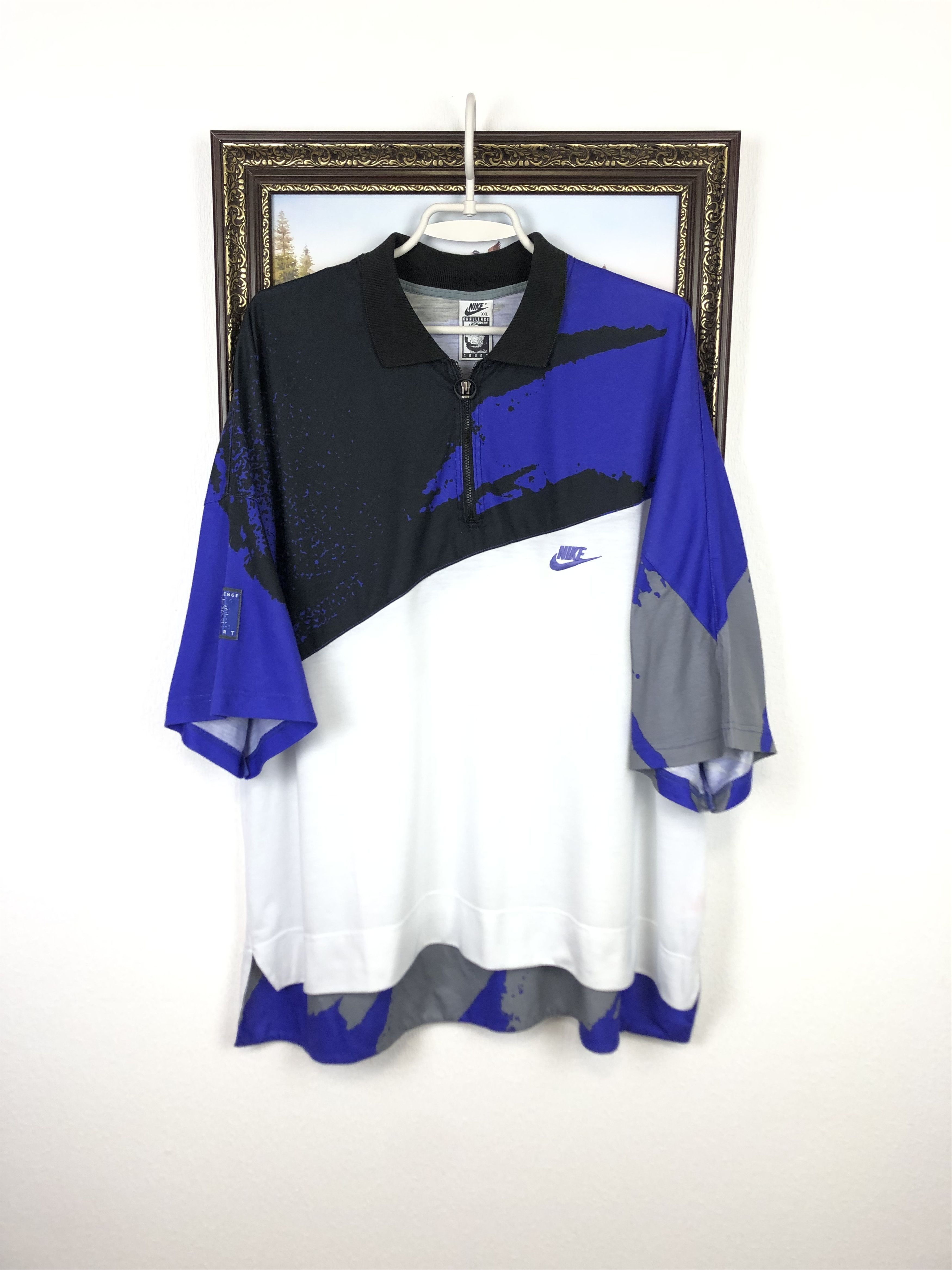 Nike Vintage Nike French Open Agassi Tennis Shirt Player Version Size US XXL / EU 58 / 5 - 1 Thumbnail