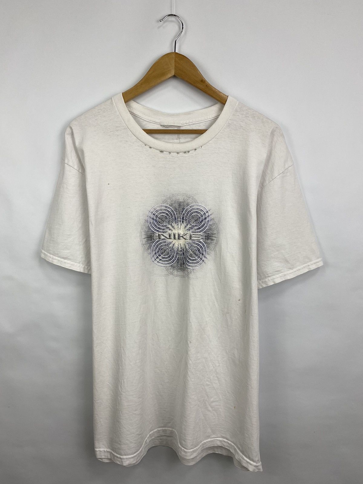 Nike 🇺🇸 Vintage 90s Nike Rare Made in USA T-Shirt Y2K Size US XL / EU 56 / 4 - 3 Thumbnail