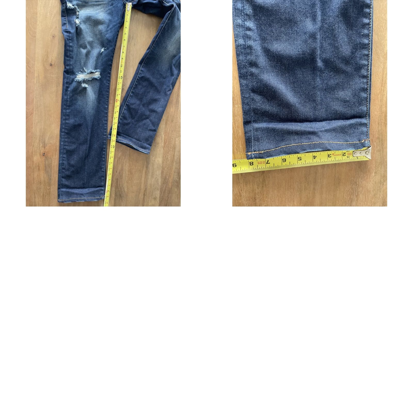 True Religion True Religion Ricky Relaxed Straight Jeans Men 30x33 Distressed Flap Pockets Y2K Denim Blue 90s Grunge Rock Logo Jeans Mens Size US 30 / EU 46 - 8 Thumbnail