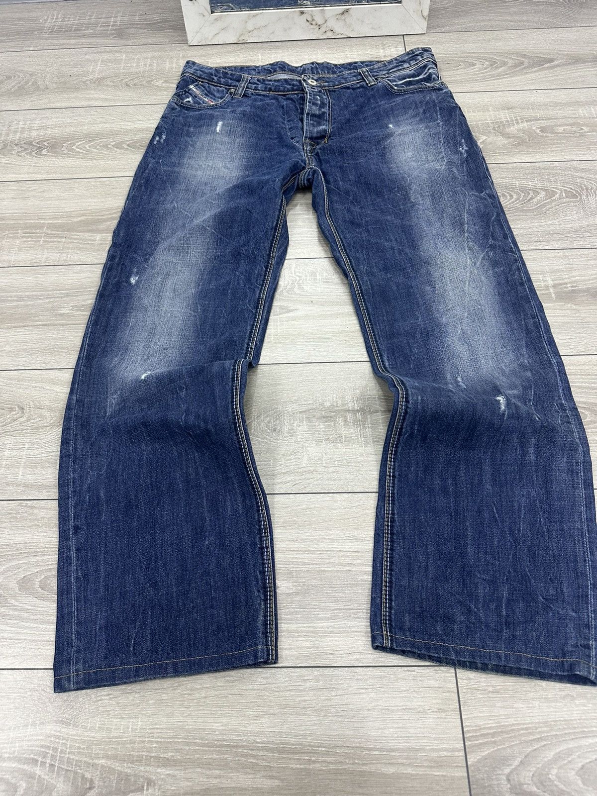 Diesel Diesel Vintage 90s Baggy Distressed Y2K Made in Italy Jeans Size US 38 / EU 54 - 4 Thumbnail