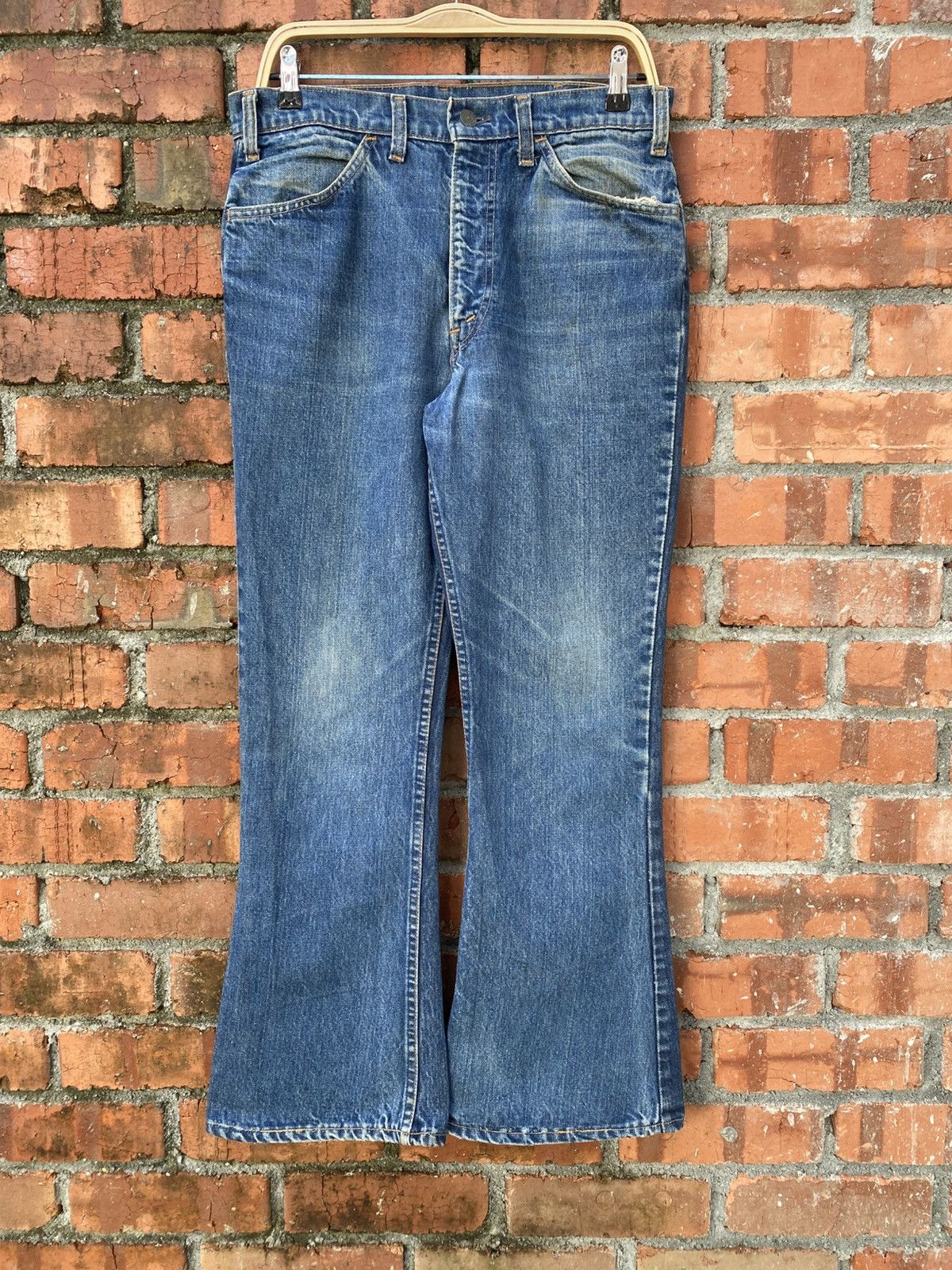 Levi's × Levi's Vintage Clothing × Vintage W33x29.5 Vintage levi's 646 flare bell bottom 70s oramge tab Size US 33 - 1 Thumbnail