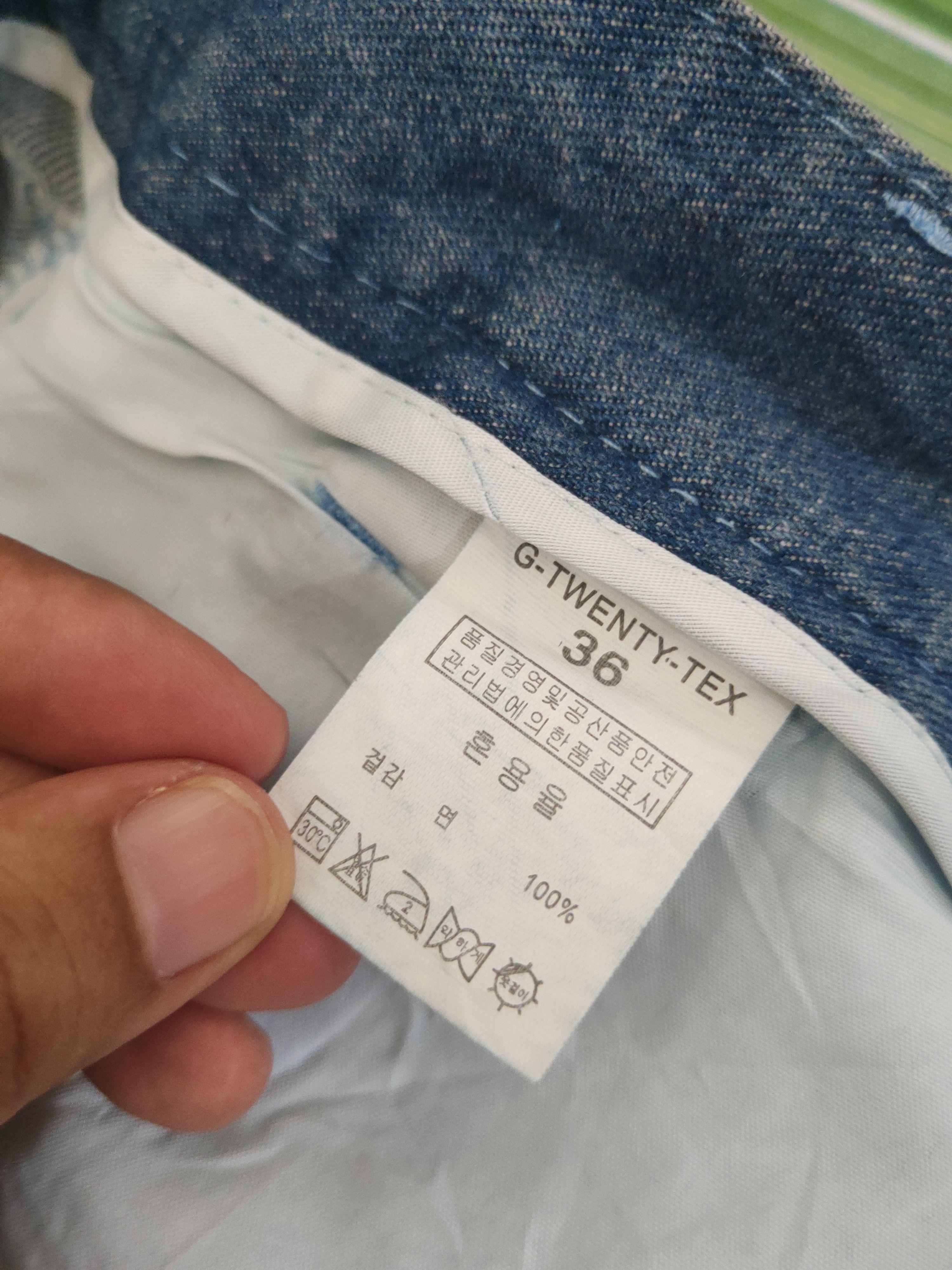 Japanese Brand DL G-Twenty-K-Tex Blue Distressed Ripped Jeans #1797 Size US 36 / EU 52 - 15 Thumbnail