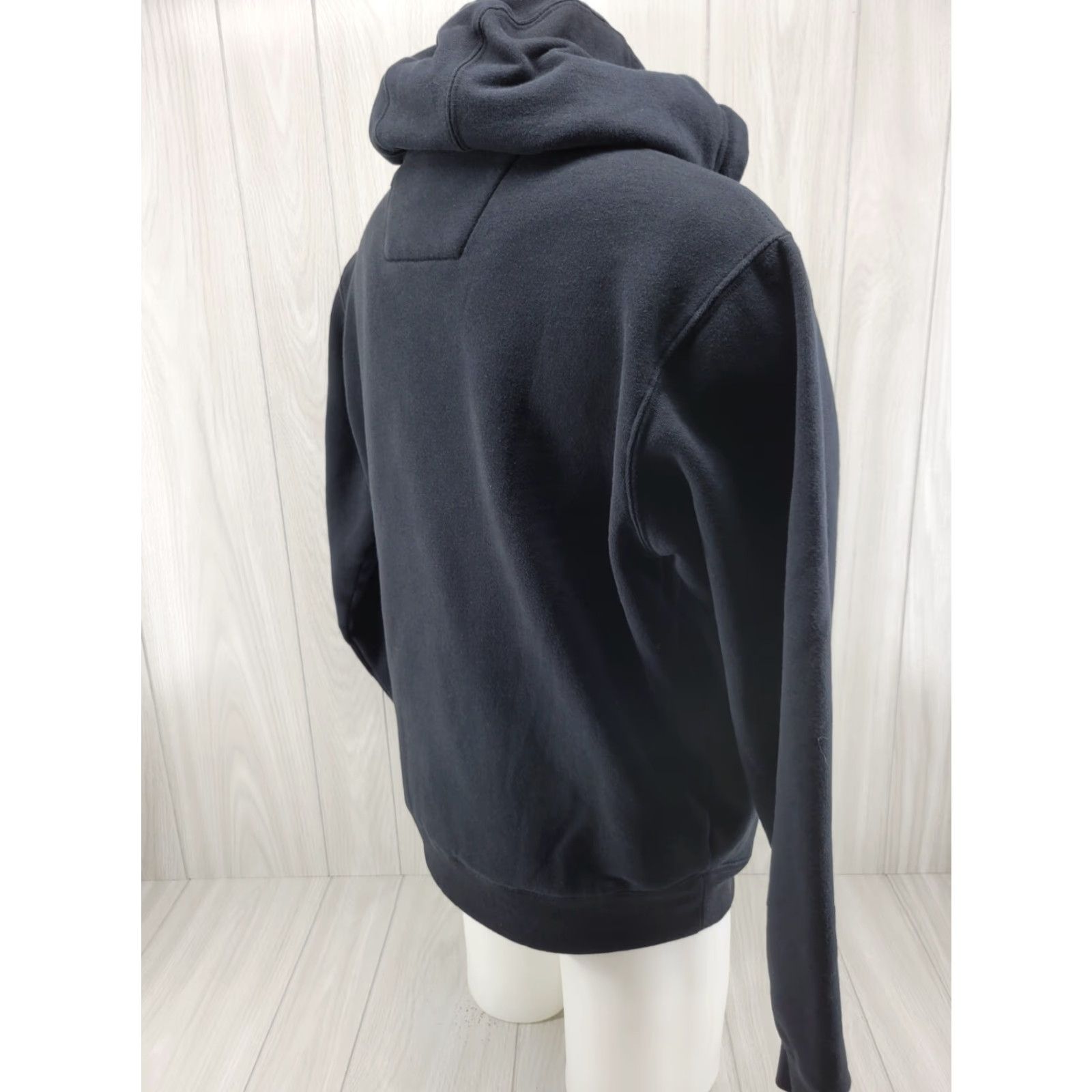 Vintage CAT Hoodie Adult Large Heavy Embroidered Sweatshirt Pullover Mens Black Cotton Polyester Size US L / EU 52-54 / 3 - 7 Thumbnail