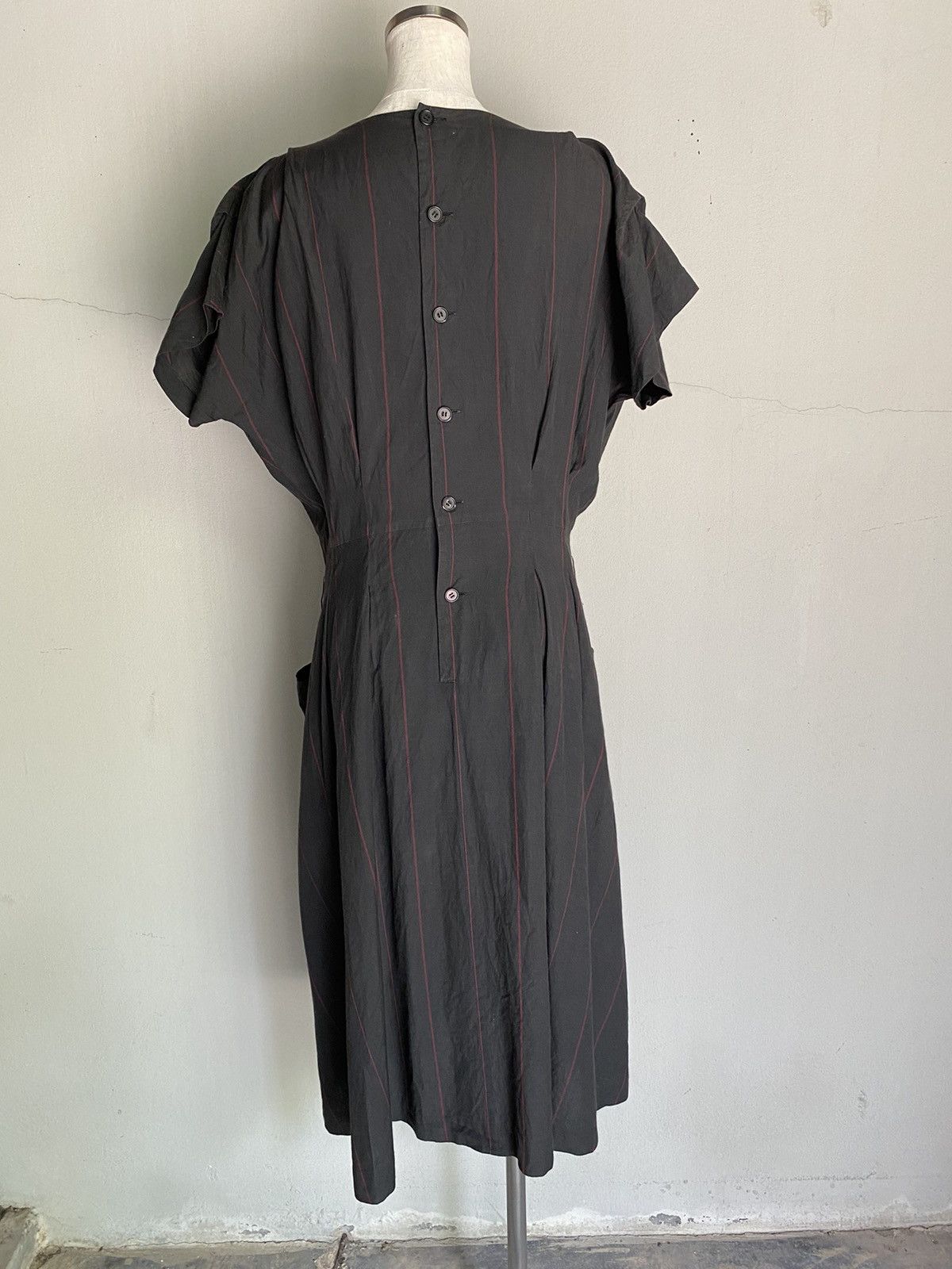 Y's × Yohji Yamamoto Y's Yohji Yamamoto Vintage Black Pocket Dress Size M / US 6-8 / IT 42-44 - 13 Thumbnail