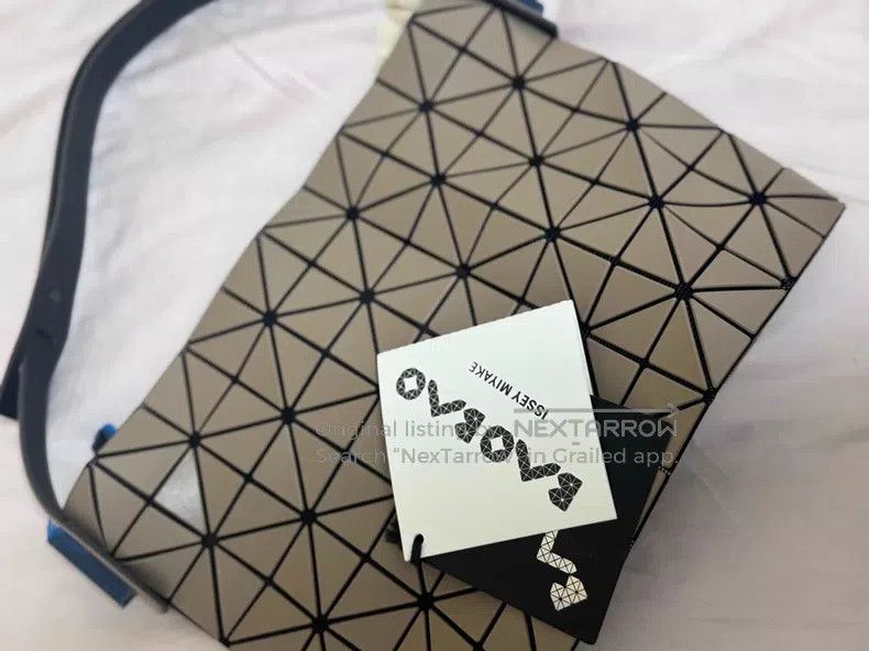 Issey Miyake Issey Miyake Geometric Rhombus Pattern Gray Size ONE SIZE - 2 Thumbnail