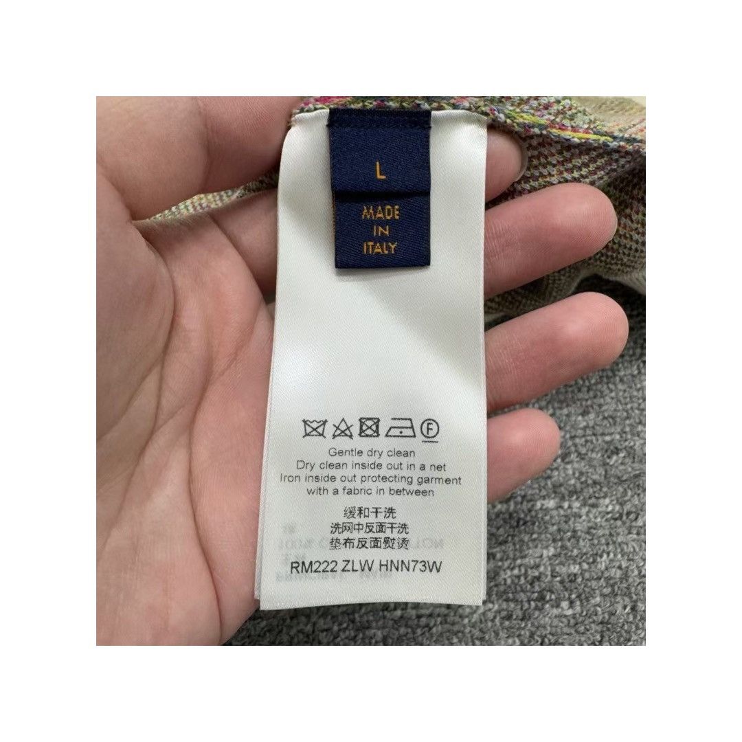 Louis Vuitton × Virgil Abloh Louis Vuitton Monogram Flower Knit Hoodie Size US L / EU 52-54 / 3 - 4 Thumbnail