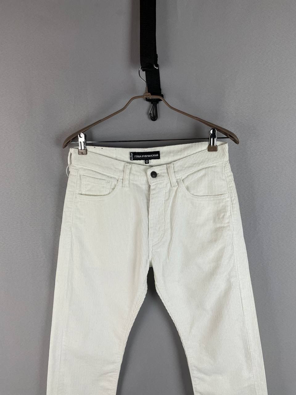 Gosha Rubchinskiy Gosha Rubchinskiy x Levi’s Corduroy White Pants Size US 30 / EU 46 - 3 Thumbnail