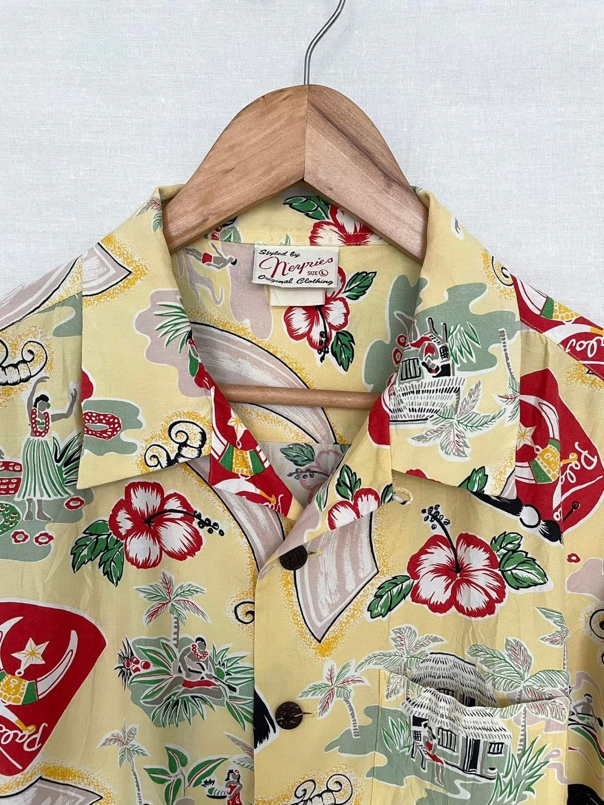 Sun Surf Japan Neyries Rayon Hawaiian Shirts 40s Style Size US L / EU 52-54 / 3 - 3 Thumbnail