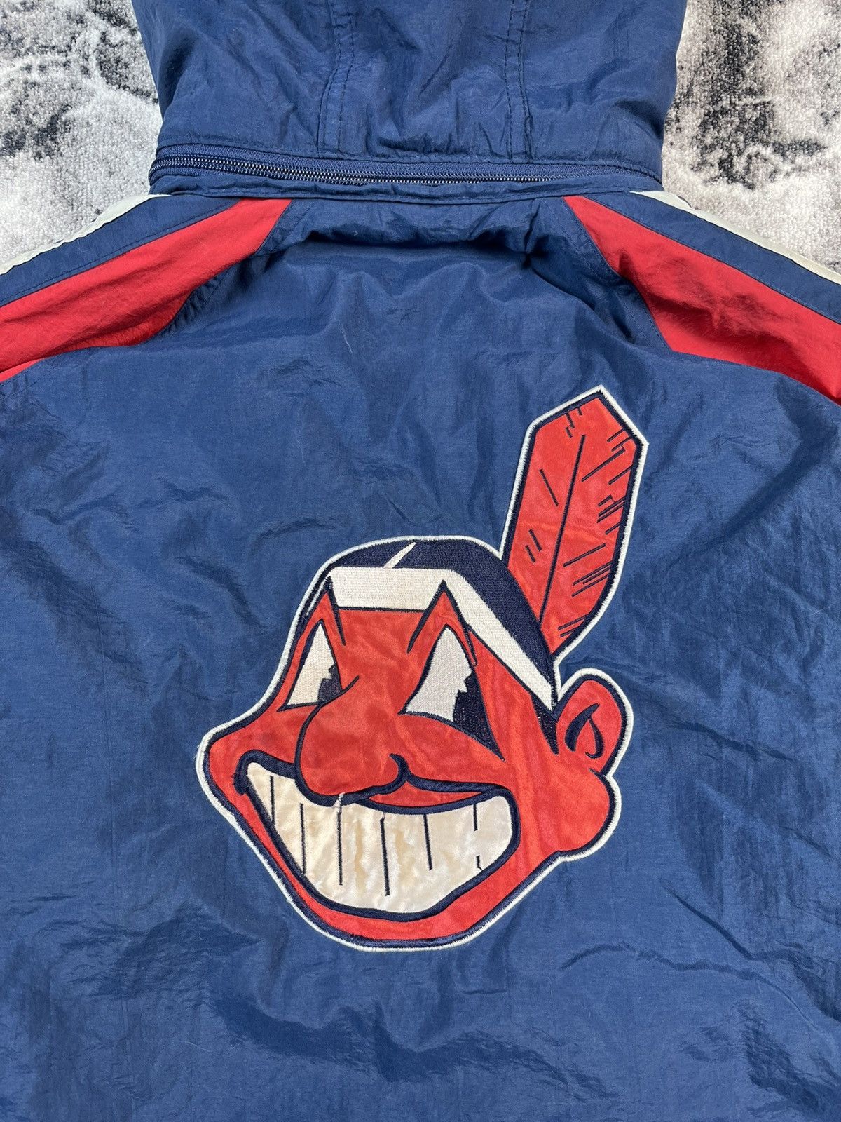 Starter Starter Cleveland Indians Jacket MLB Vintage Hooded L Size US L / EU 52-54 / 3 - 16 Thumbnail
