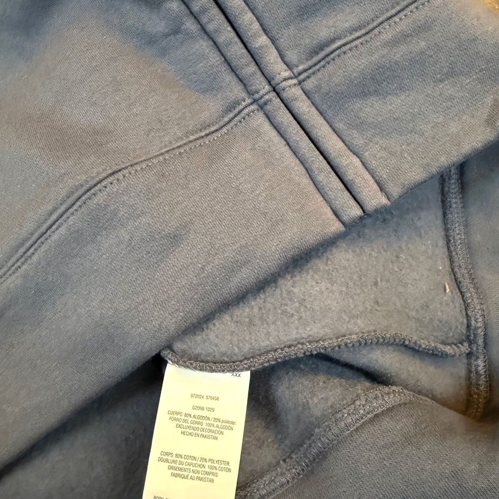 Vintage GEAR FOR SPORTS Full Zip Hoodie Mens Large Blue BC Logo Embroidered Pockets Fleece Lined Cotton Blend Sweatshirt Sweatshirt Size US L / EU 52-54 / 3 - 6 Thumbnail