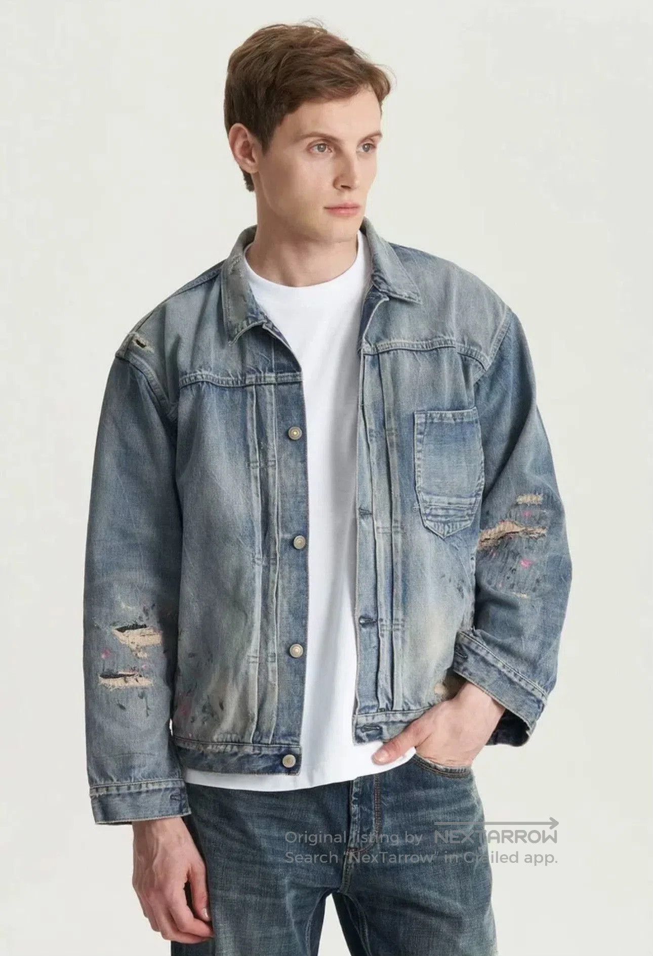 DENHAM DENHAM Japanese Denim Jacket. Size US M / EU 48-50 / 2 - 9 Thumbnail