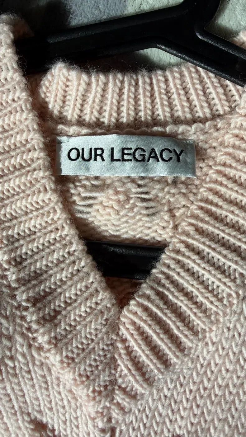 Our Legacy Our Legacy Pink knitted vest Size US S / EU 44-46 / 1 - 3 Thumbnail