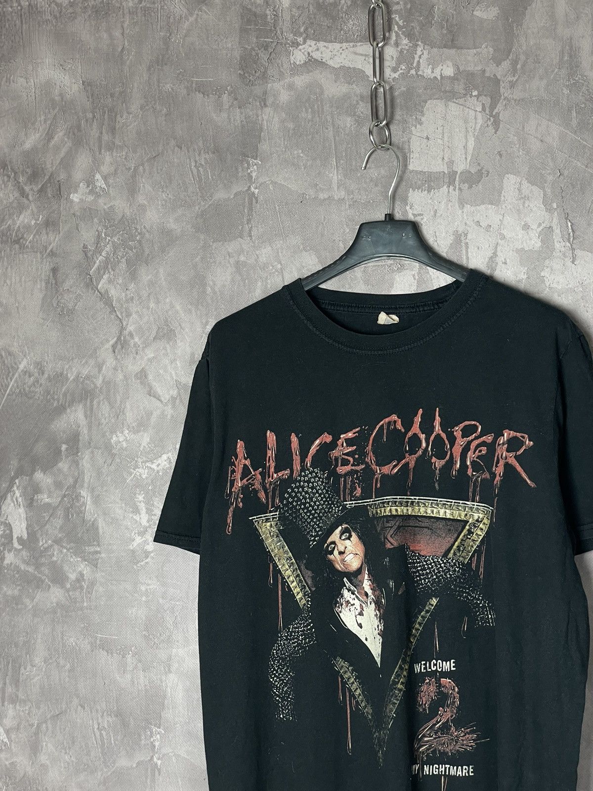 Other Vintage Y2K Alice Cooper Faded Tour Tshirt Size US M / EU 48-50 / 2 - 3 Thumbnail