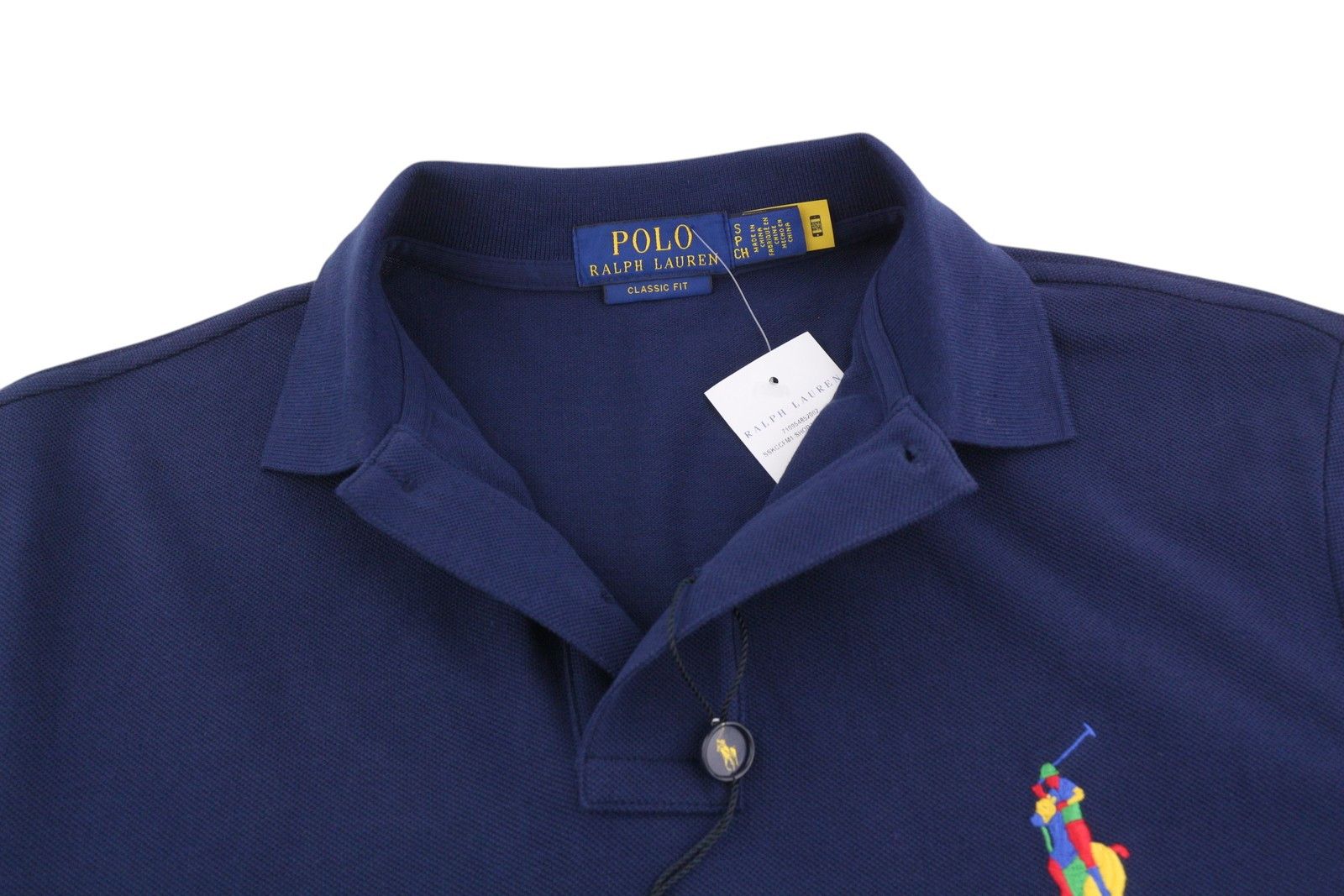 Polo Ralph Lauren CLASSIC FIT S Blue Short Sleeve Embroidered Logo 84543 Size US S / EU 44-46 / 1 - 4 Thumbnail