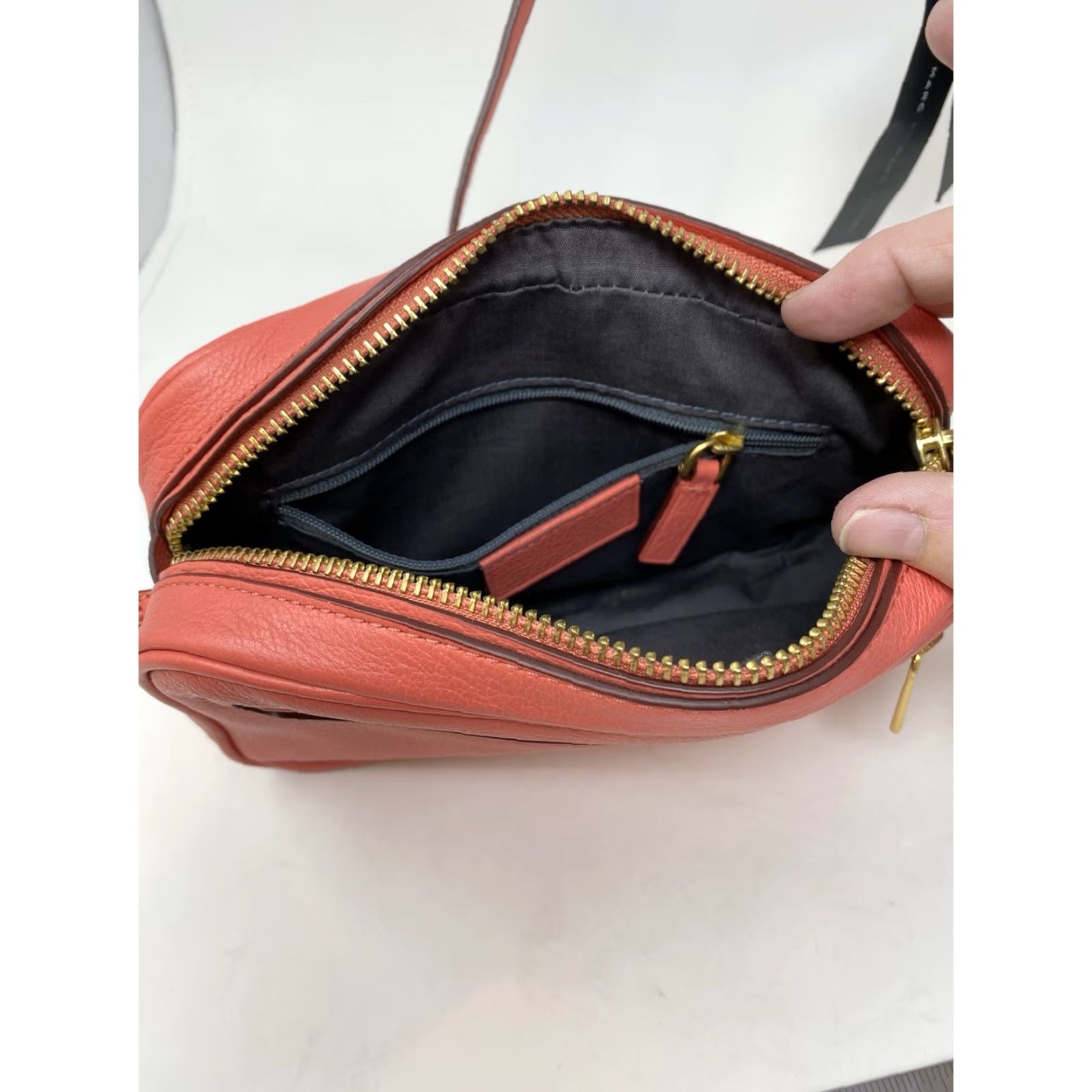 Marc Jacobs Marc Jacobs Crossbody Bag Leather Small NWT Rose Blush Coral Camera Bag Women Size ONE SIZE - 7 Thumbnail