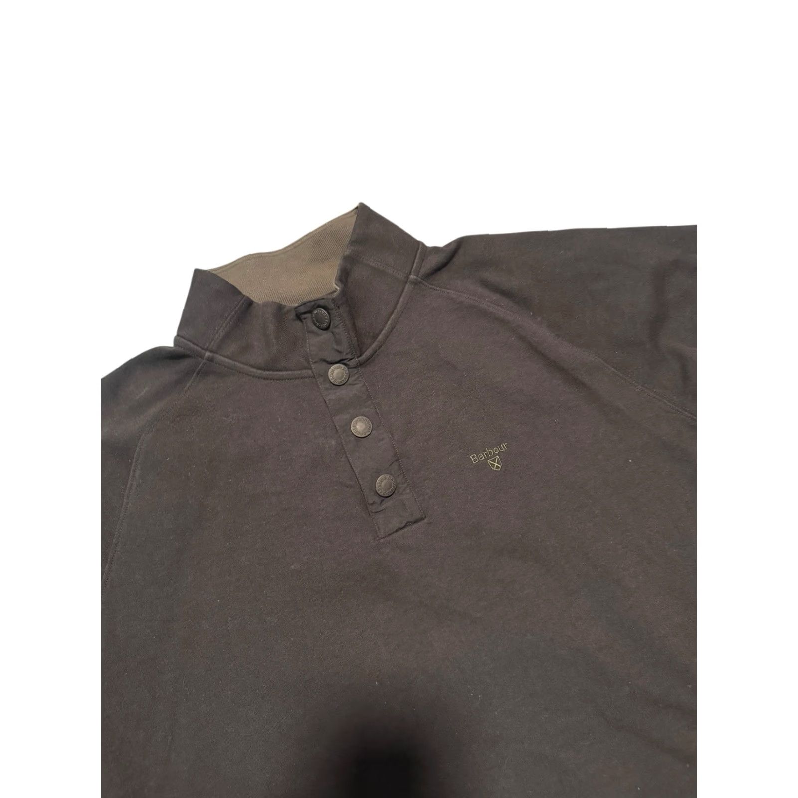 Barbour BARBOUR Men's Black 1/4 Snap Pullover Sweatshirt Size XXL Size US XXL / EU 58 / 5 - 7 Thumbnail