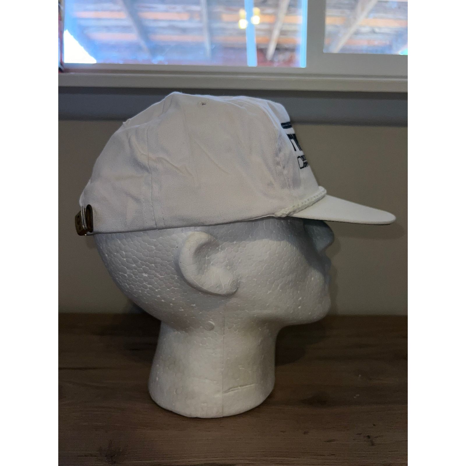 Vintage Frost Construction Company white Stitched Hat Headwear VTG Size ONE SIZE - 8 Thumbnail