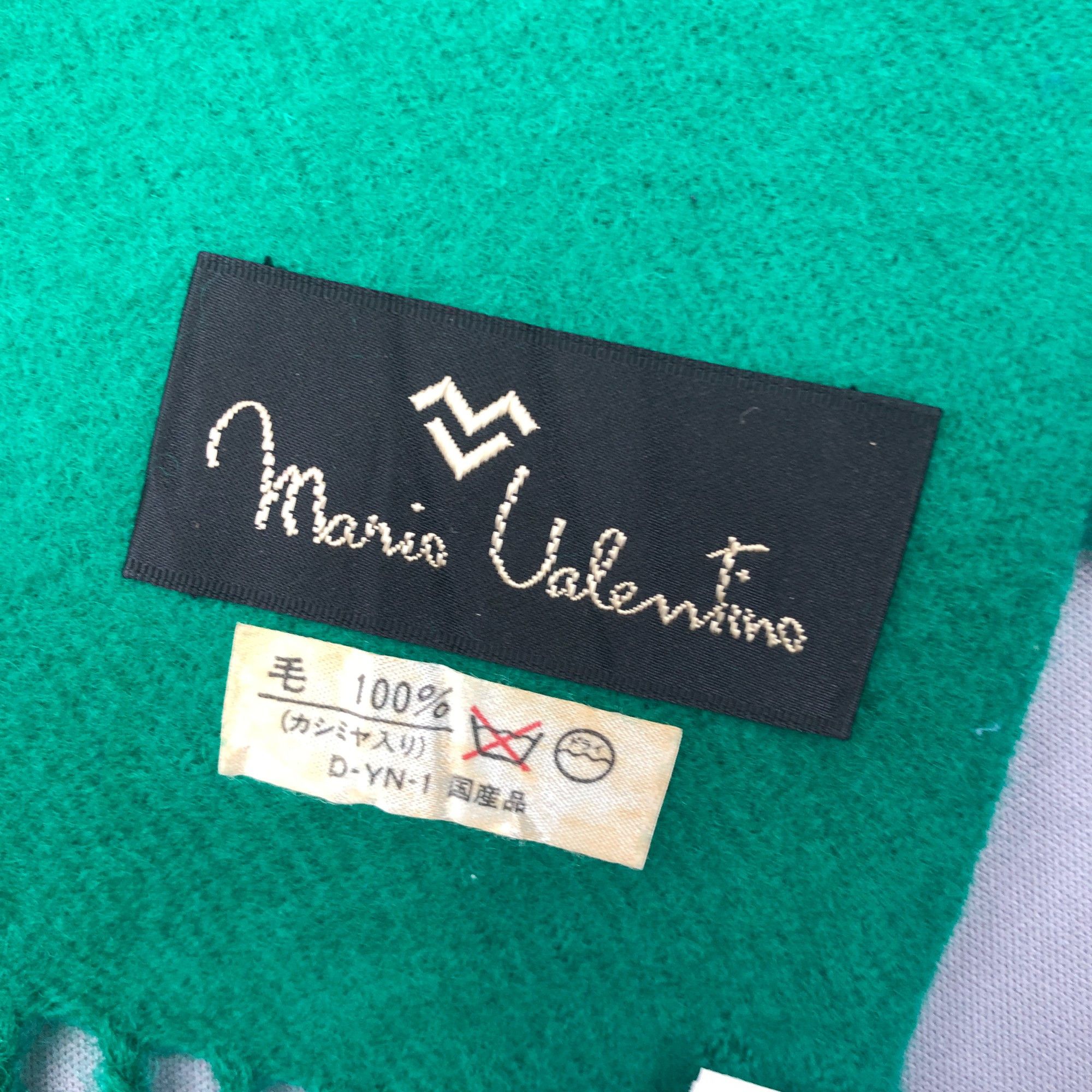 Mario Valentino Vintage Mario Valentino Scarf Muffler Wool Winter Scarves Size ONE SIZE - 5 Thumbnail