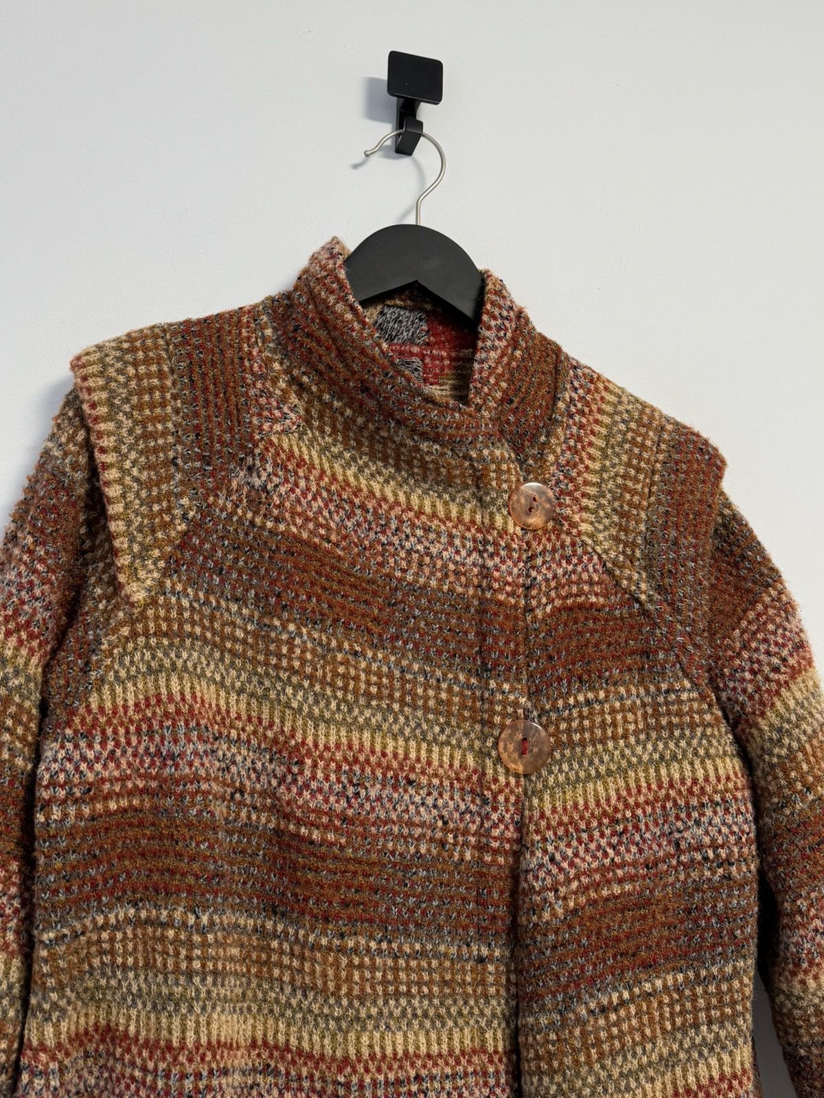 Missoni Missoni Coat Wool Multicolor Knit Luxury Designer Italy Size L / US 10 / IT 46 - 16 Thumbnail