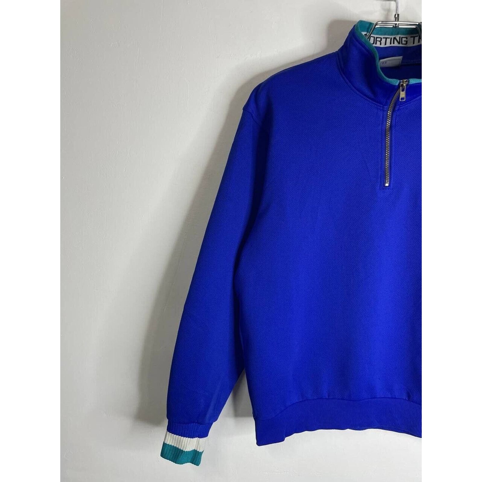 Asics × Vintage Vintage Asics Japan National Team Quarter Zip Sweatshirt Size US S / EU 44-46 / 1 - 2 Thumbnail