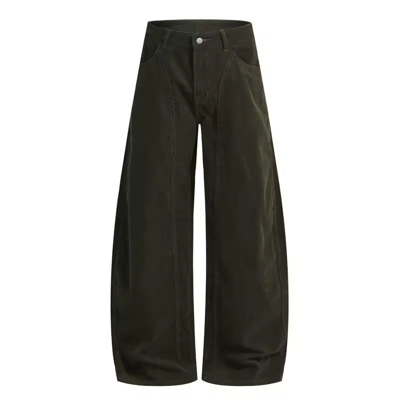 Corduroy Vintage Retro Style Wide Leg Loose Pants Y2k