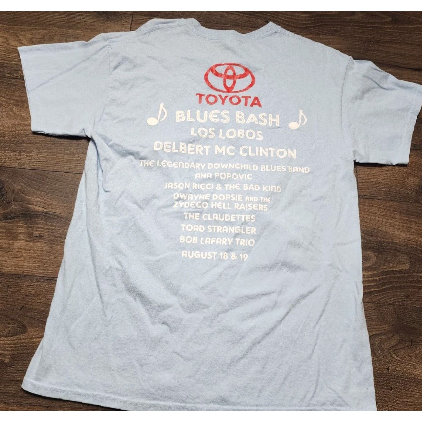 Gildan Gildan Mens Blue Madison Ribberfest 2017 Blues and BBQ Double Sided Short Sleeve T Shirt L Music Size US L / EU 52-54 / 3 - 2 Thumbnail