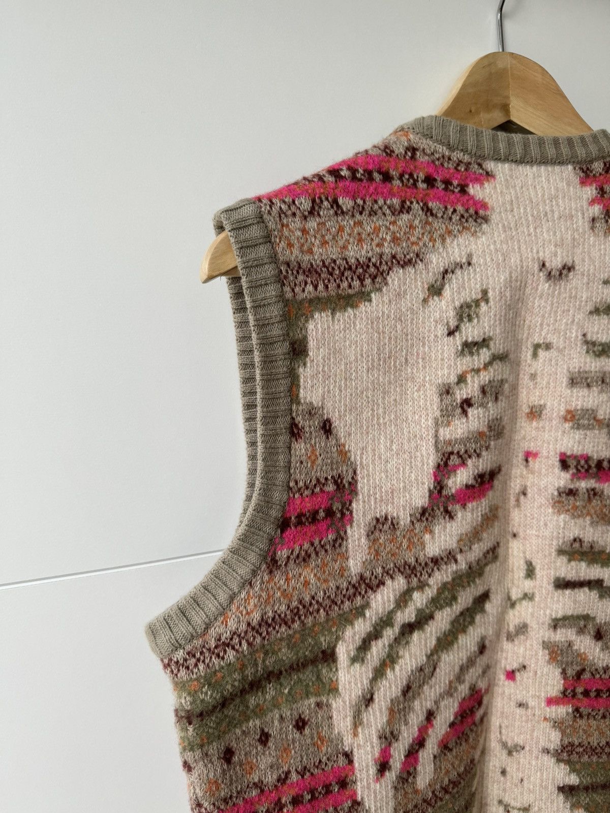 Kapital 7G wool Fair Isle Bone vest Size US L / EU 52-54 / 3 - 3 Thumbnail