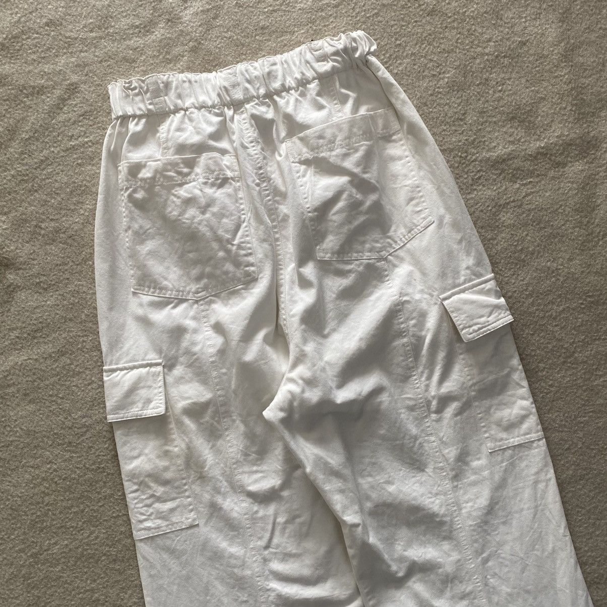 Japanese Brand × Le Grande Bleu (L.G.B.) GRL White Ballon Parachute Cargo Pants w24-34'inches Size 30" / US 8 / IT 44 - 6 Thumbnail