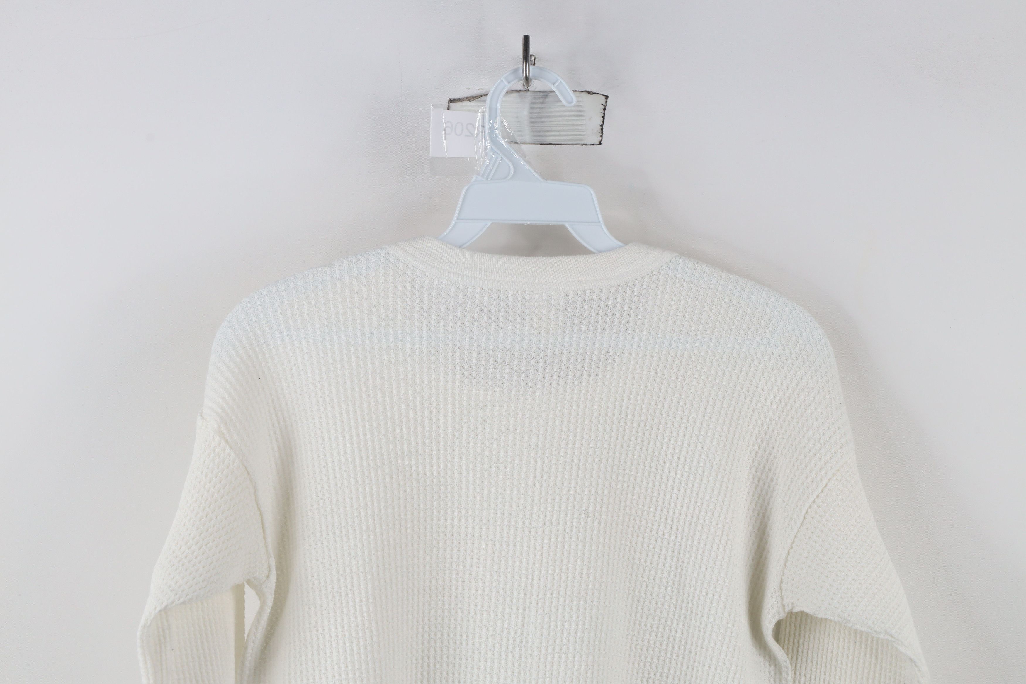 Vintage Vintage 70s Streetwear Waffle Knit Long Sleeve T-Shirt USA Size L / US 10 / IT 46 - 9 Thumbnail