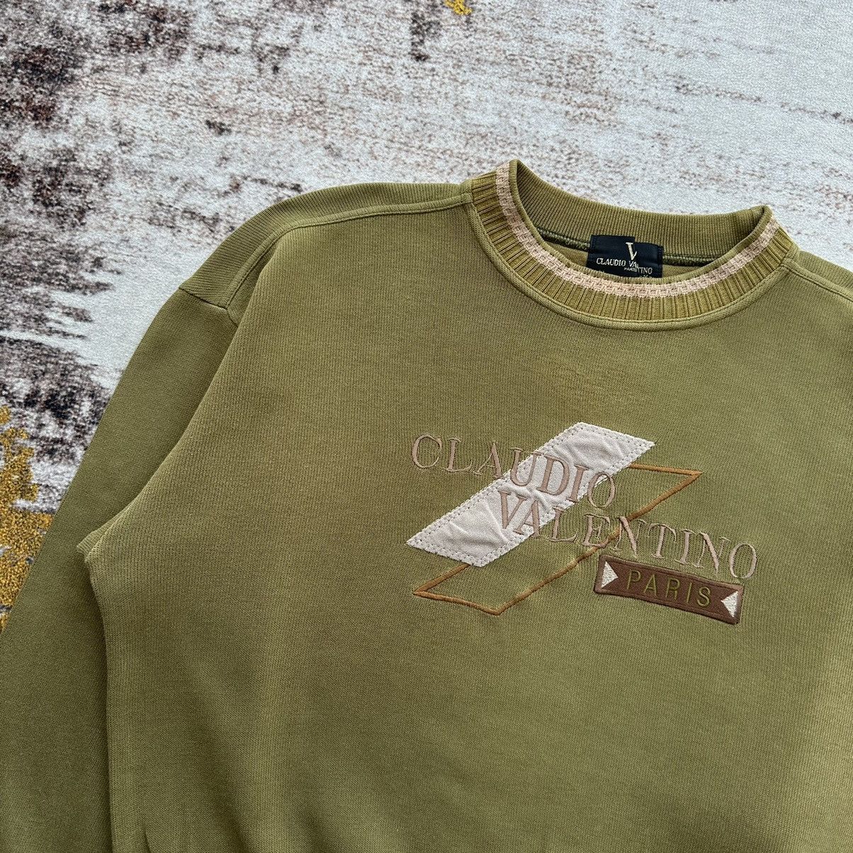 Valentino VINTAGE CLAUDIO VALENTINO PARIS EMBROIDERY LOGO SPELL OUT Size US M / EU 48-50 / 2 - 3 Thumbnail