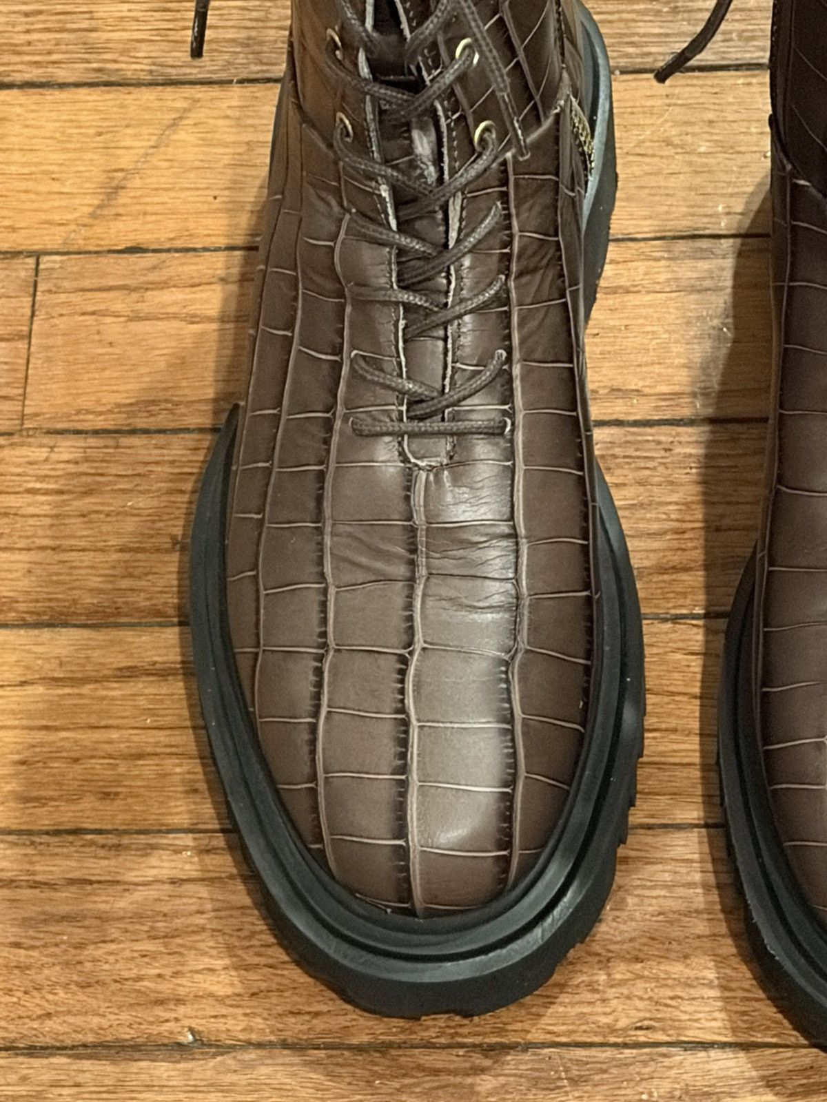 Allsaints AllSaints Maren Croco Leather Size US 10 / IT 40 - 4 Thumbnail