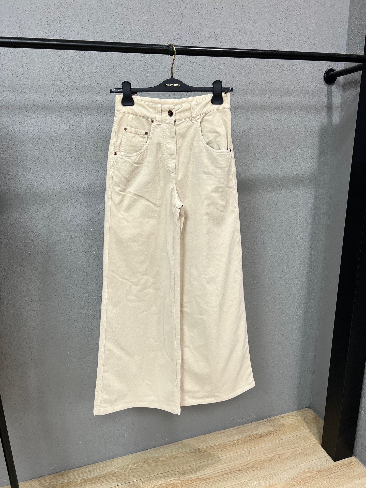 Brunello Cucinelli Brunello Cucinelli High-Waist Cashmere Blend Trousers Size 36" / US 14 / IT 50 - 1 Thumbnail