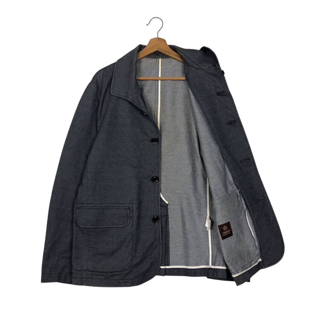 Japanese Brand 🔥VINTAGE BUTTON CHORE JACKET TAKEO KIKUCHI ISSEY MIYAKE Size US M / EU 48-50 / 2 - 13 Thumbnail