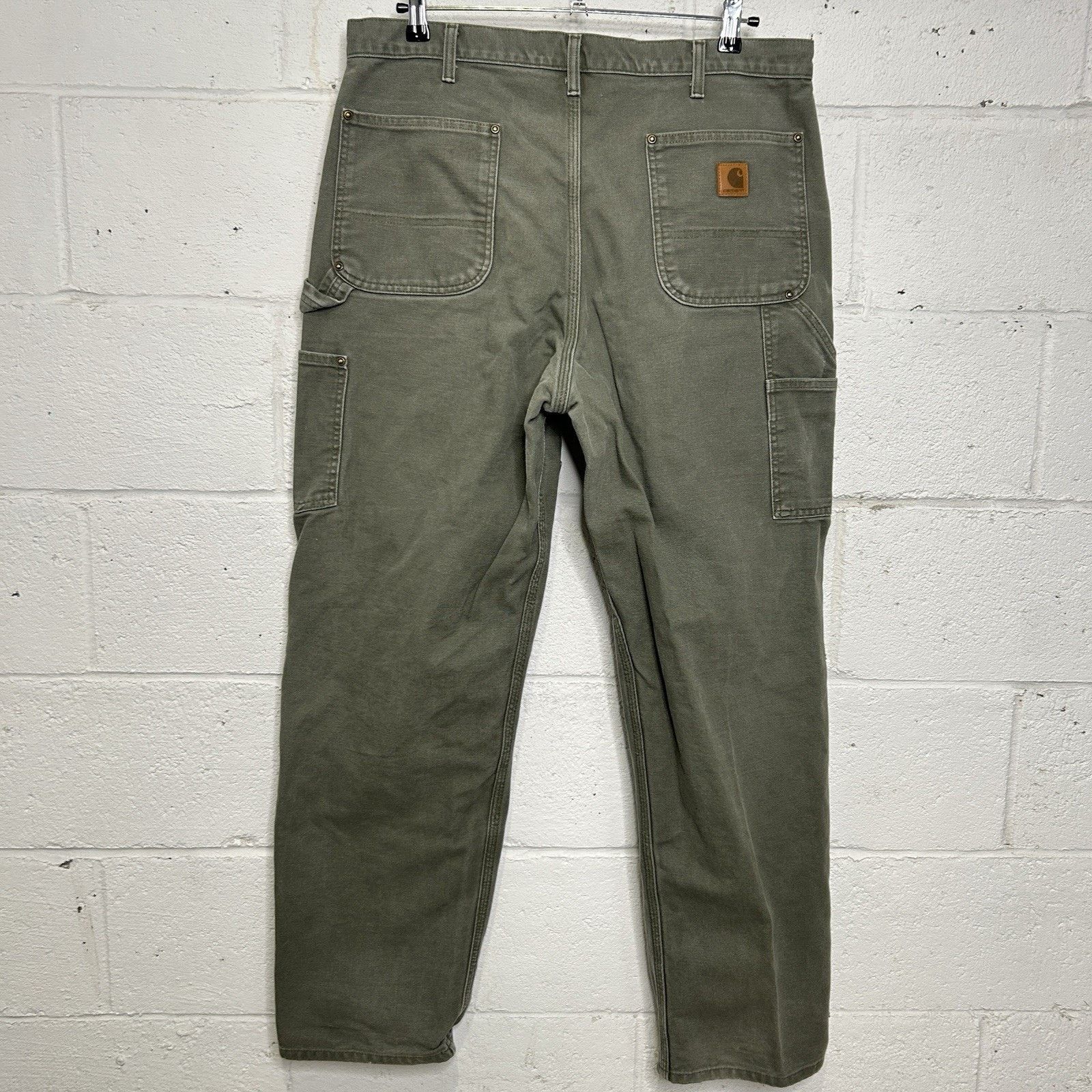 Carhartt Vintage Carhartt DoubleKnee Dungaree Carpenter Pants “Moss” Size US 37 - 2 Thumbnail