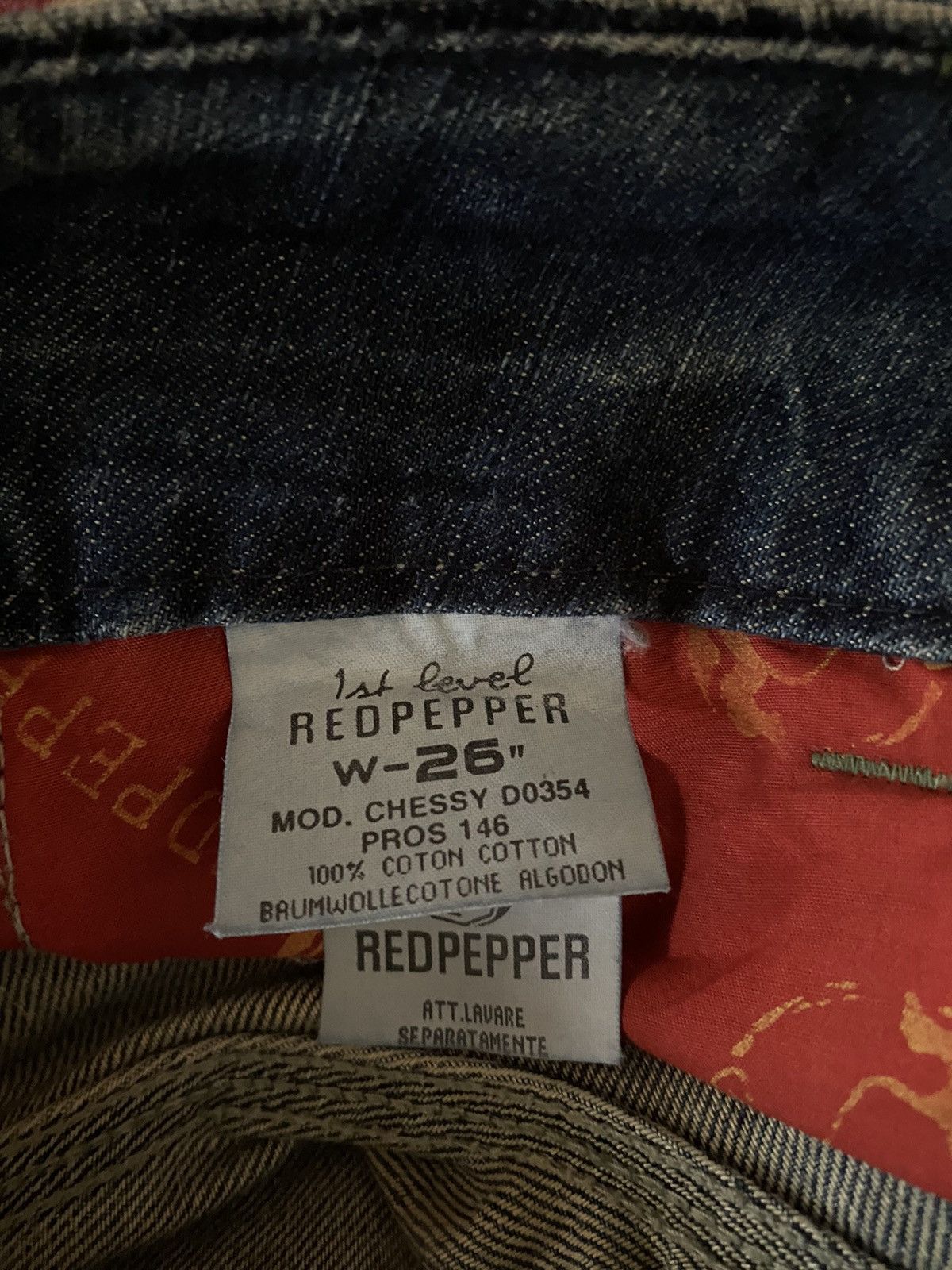 Japanese Brand Japanese Brand Red Pepper Jeans Distressed Denim Size US 29 - 14 Thumbnail