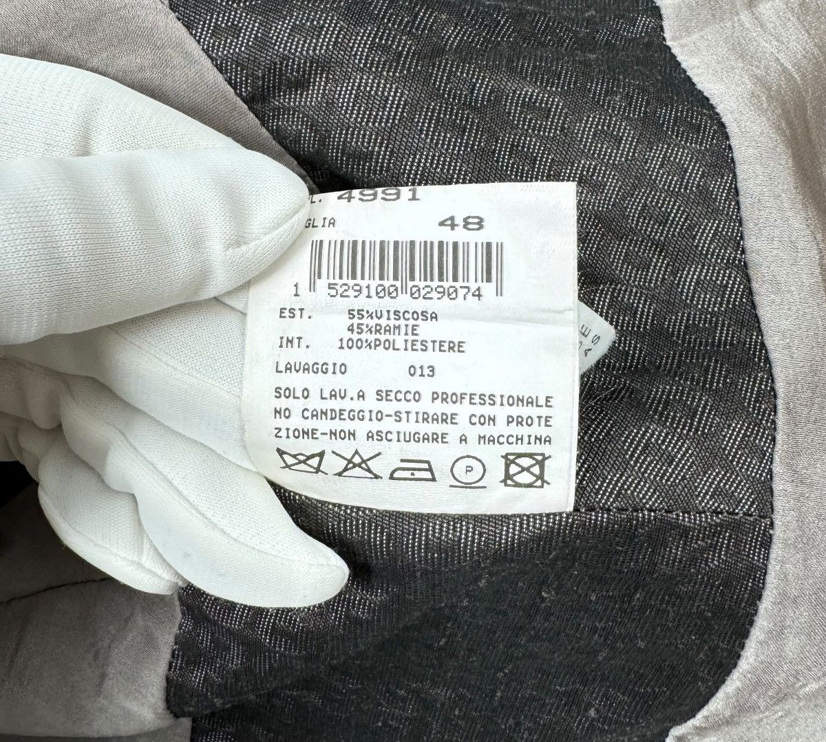 Giorgio Armani Giorgio Armani Zip Jacket Monogram Viscose-Ramie size 48 Size XL / US 12-14 / IT 48-50 - 14 Thumbnail