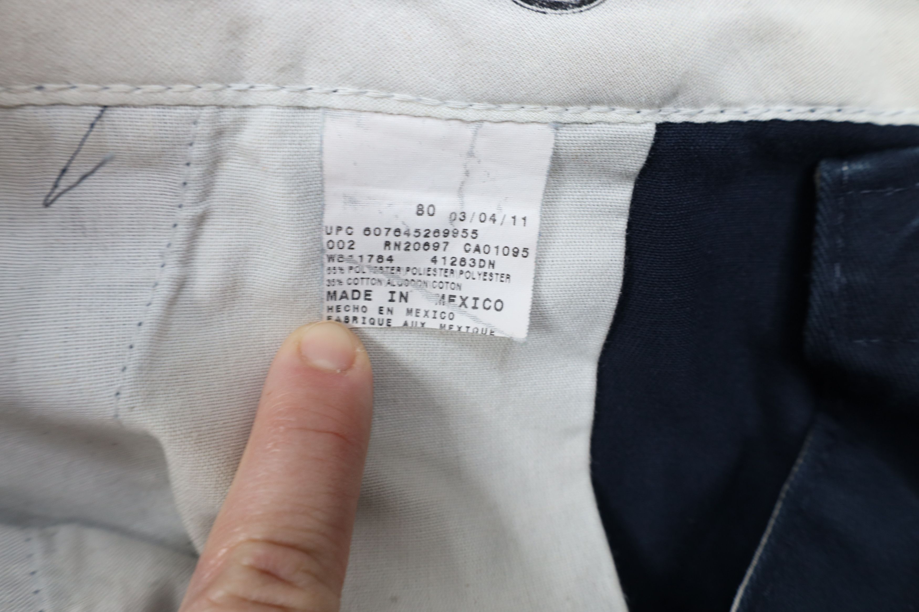 Dickies × Vintage Vintage Dickies Spell Baggy Loose Fit Workwear Shorts Blue Size US 36 / EU 52 - 9 Thumbnail