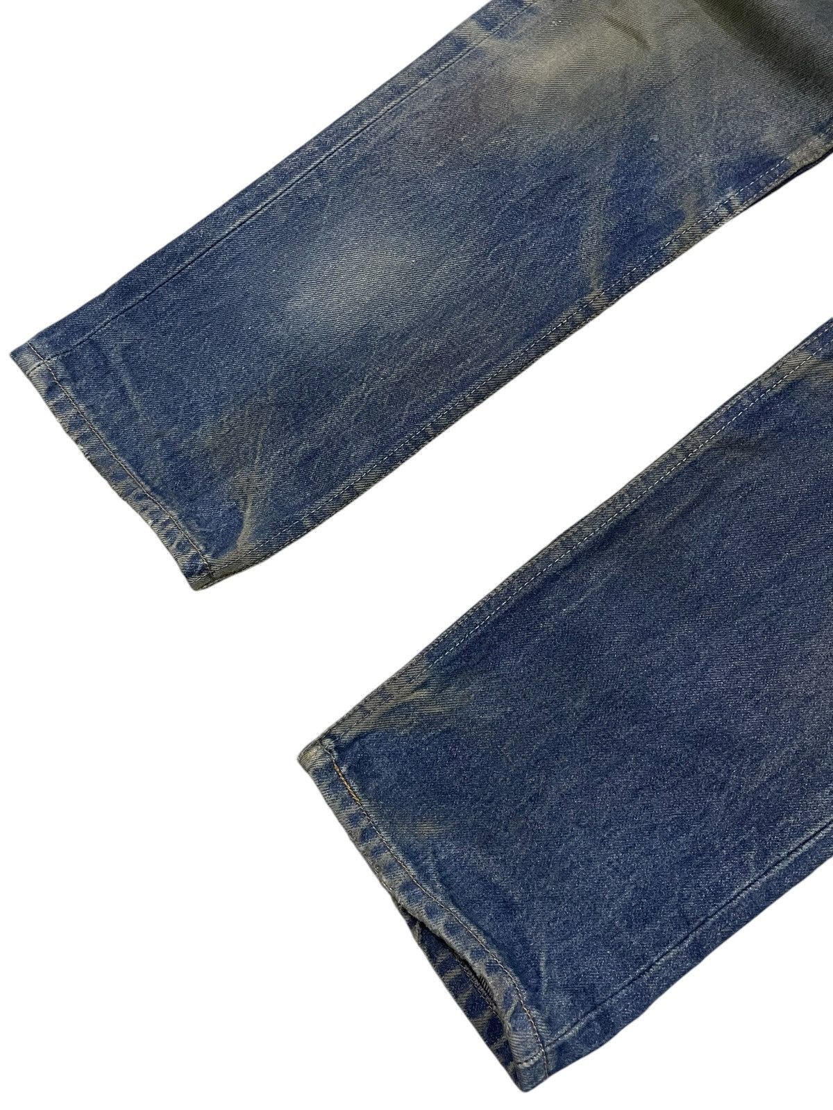 LVC × Levi's × Vintage Vintage Levis 501 Mud Wash Aging Honeycomb Distressed Jeans Size US 29 - 5 Thumbnail