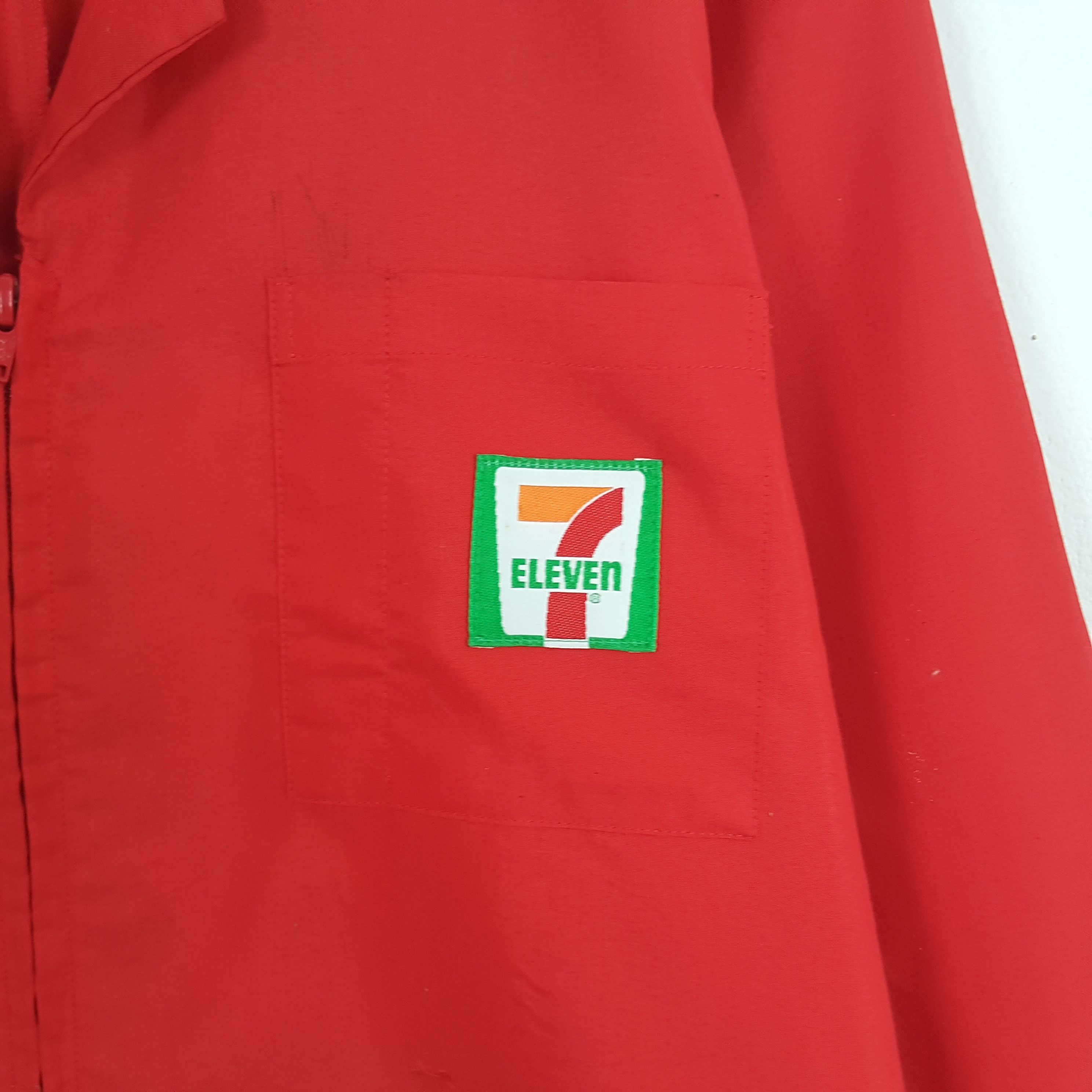 Japanese Brand × Vintage Vintage 7 Eleven Worker Uniform Japan Jacket Size US XL / EU 56 / 4 - 2 Thumbnail