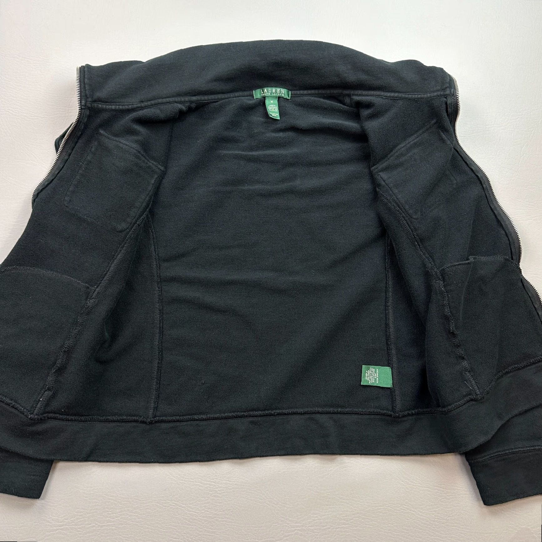 Ralph Lauren Lauren Ralph Lauren Jacket Women's M Black Full Zip Pockets Outdoor Casual Indoor Outdoorwear Size M / US 6-8 / IT 42-44 - 5 Thumbnail