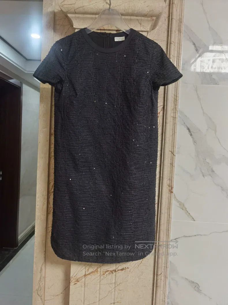 Brunello Cucinelli Brunello Cucinelli Dress, covered with sequins Size M / US 6-8 / IT 42-44 - 2 Thumbnail