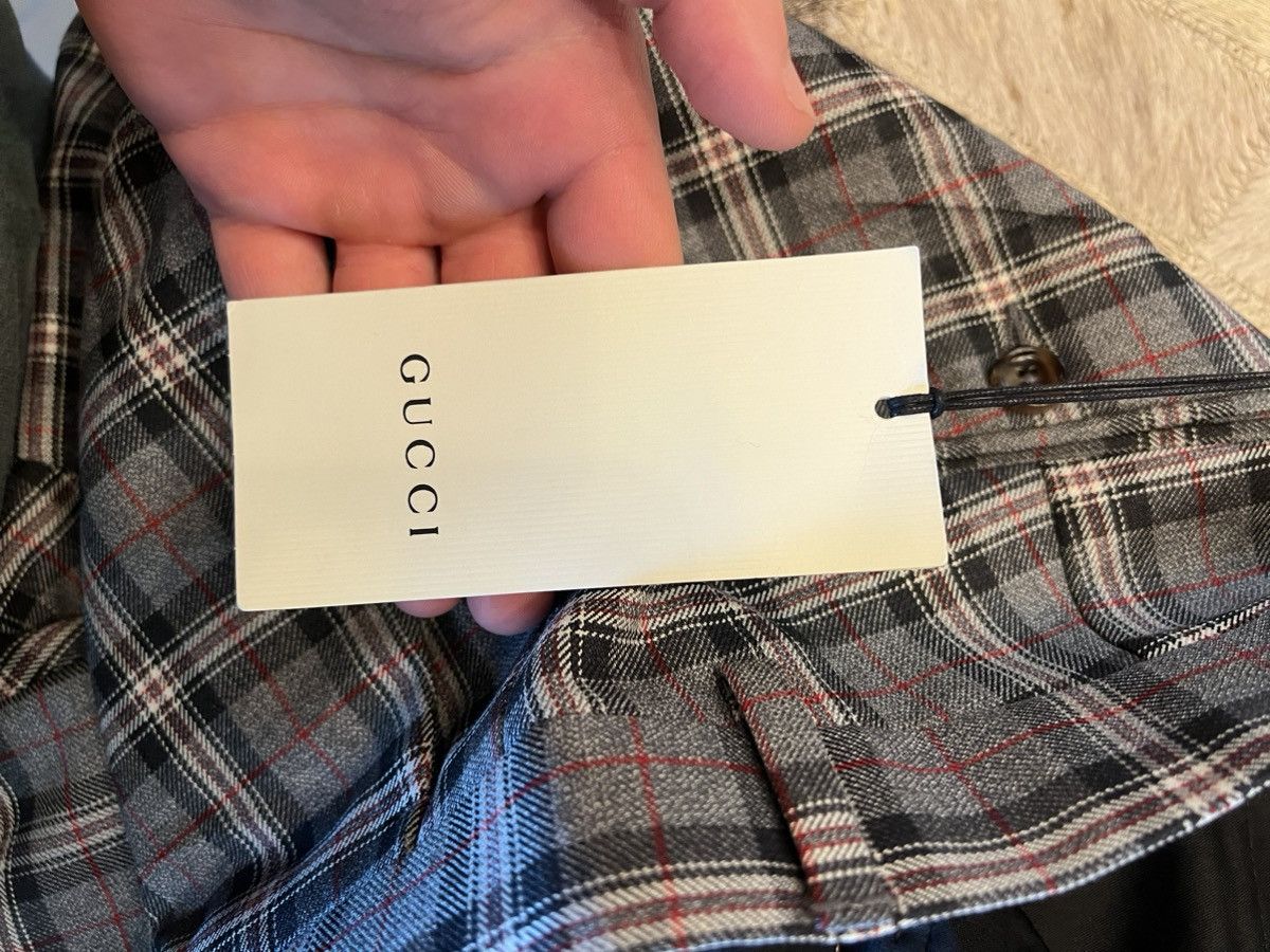 Gucci Gucci Plaid Dress Pants Size 46R - 4 Thumbnail