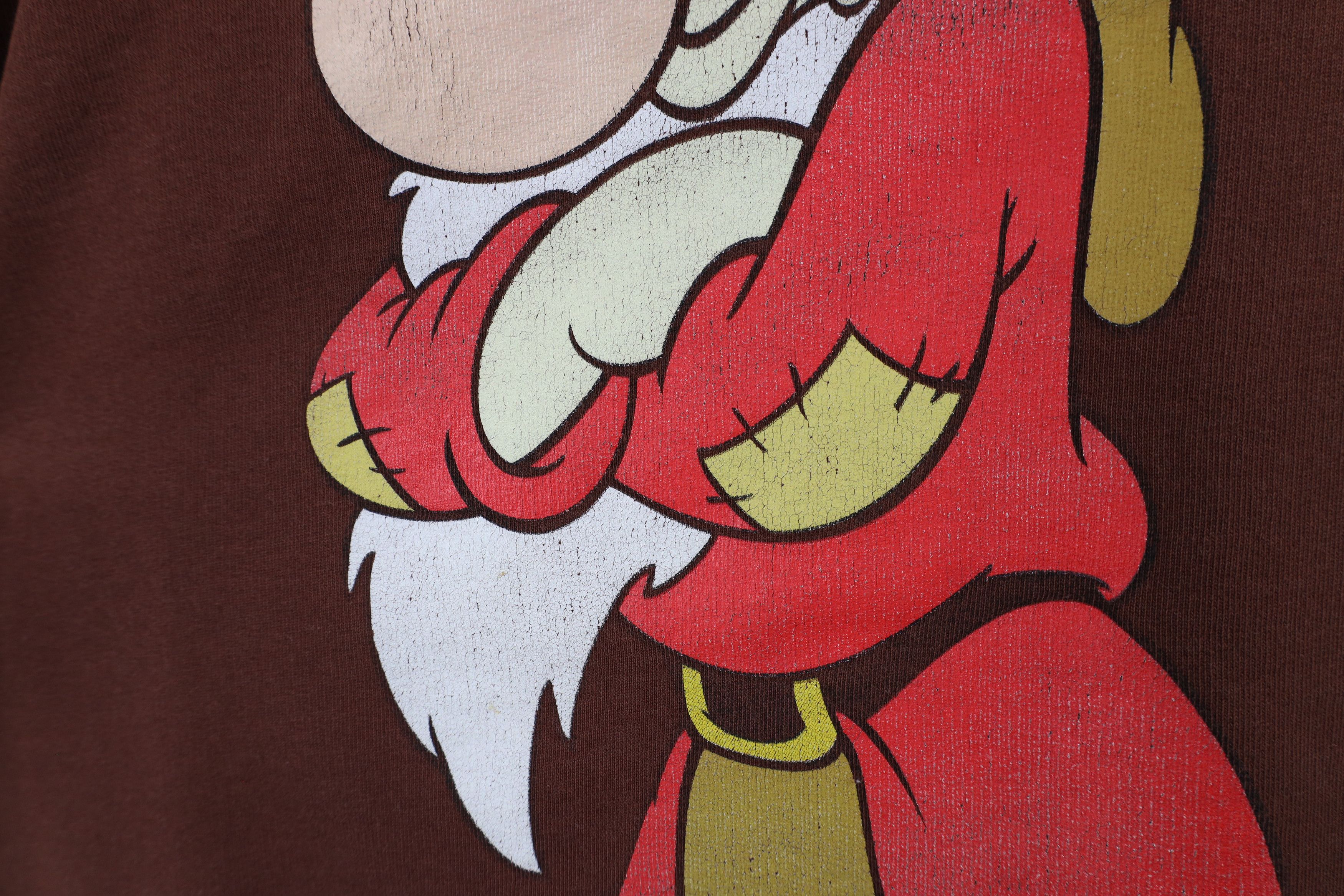 Disney Vintage 90s Disney Snow White Grumpy Dwarf Sweatshirt Size US XXL / EU 58 / 5 - 7 Thumbnail