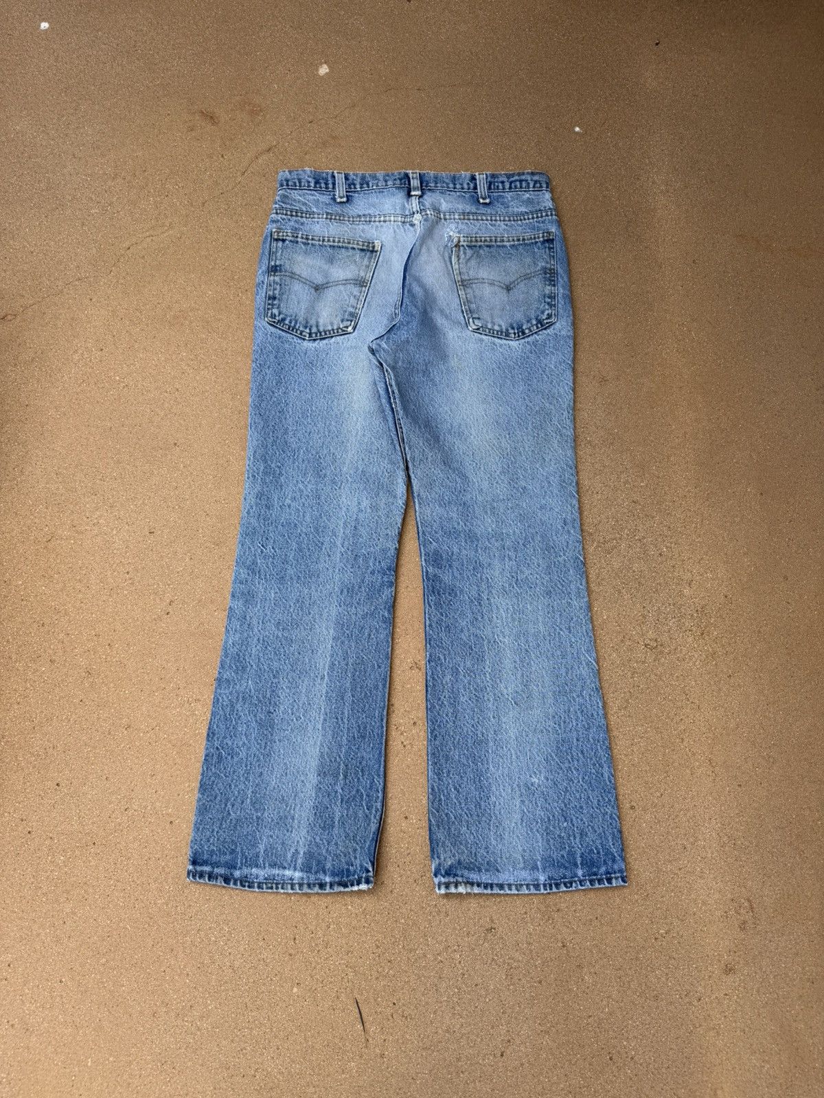 Levi's Vtg 80’s Levi’s 517 Red Tab Bootcut Flare Denim Jeans 33x29 Size US 33 - 2 Thumbnail