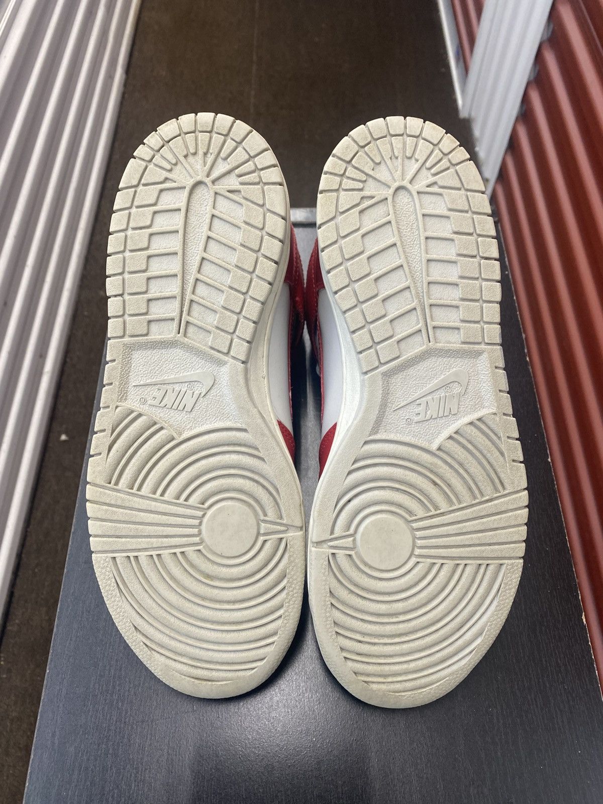 Nike × Vintage Size 9.5 - Nike Dunk High Gym Red Neutral Grey Sail Size US 9.5 / IT 39.5 - 6 Thumbnail