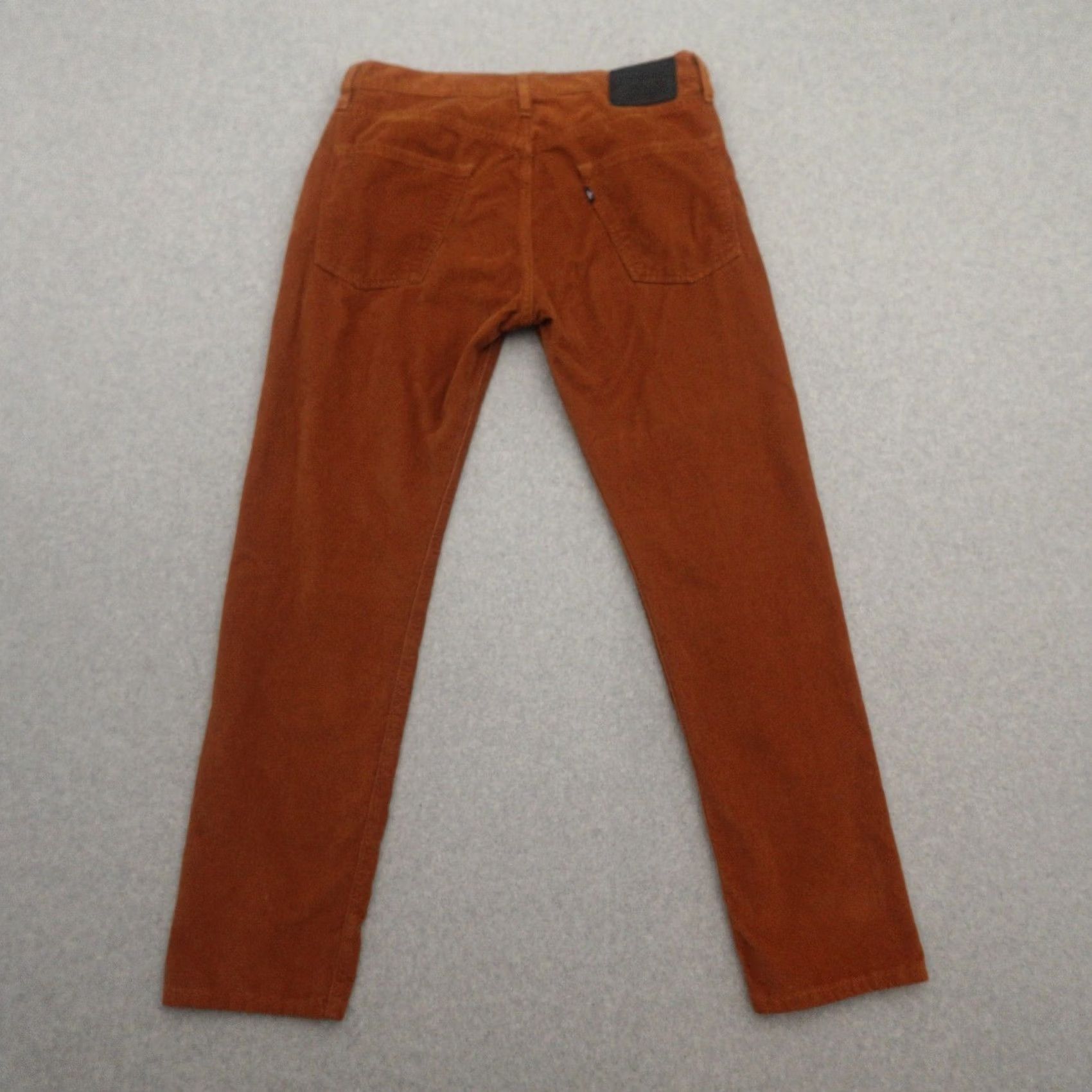 Levi's LEVIS MADE AND CRAFTED 502 Taper Mens 33 (33x31) Brown Tan Denim Shrt? Size US 33 - 2 Thumbnail