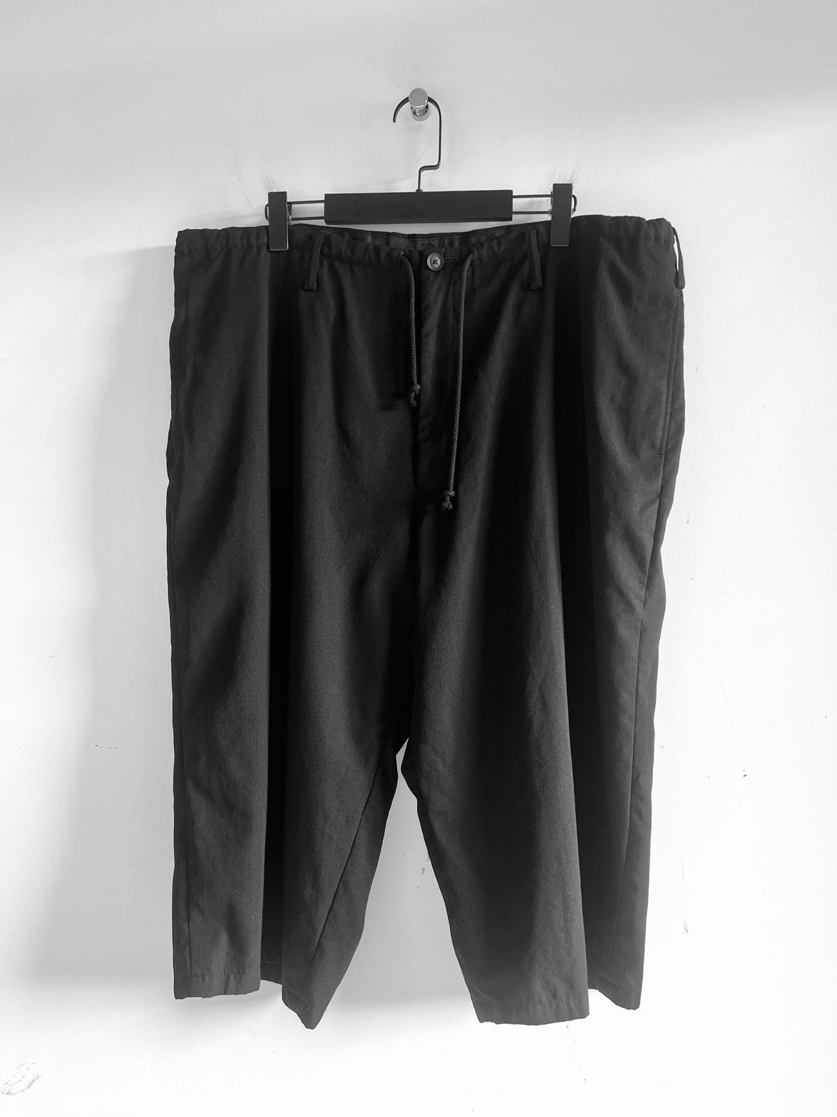 Yohji Yamamoto Yohji Yamamoto Pour Homme - WOOL GABARDINE WIDE STRING PANTS Size US 32 / EU 48 - 1 Thumbnail