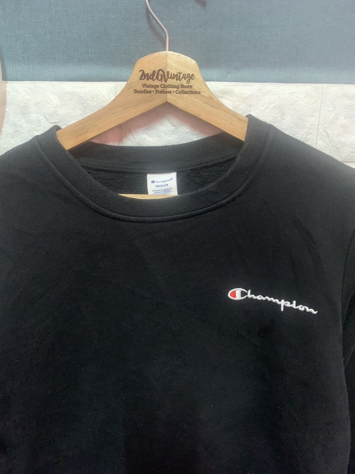 Champion × Stussy STEAL !! Sweatshirt CHAMPION X STUSSY Size US M / EU 48-50 / 2 - 4 Thumbnail