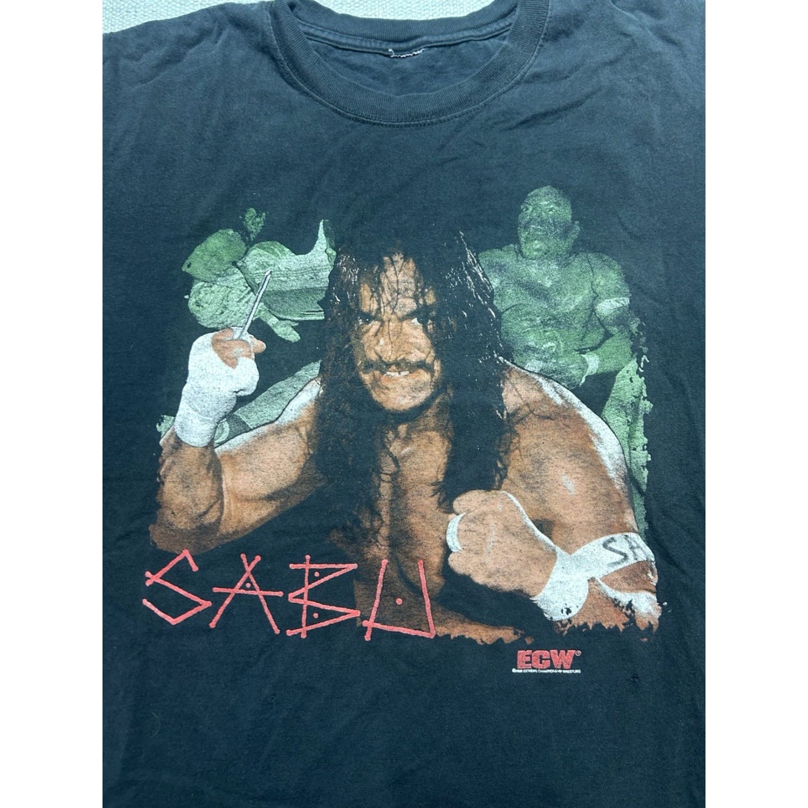 Vintage VINTAGE Sabu ECW Homicidal Graphic T-Shirt Sleeveless XXL Men Black Size US XXL / EU 58 / 5 - 2 Thumbnail